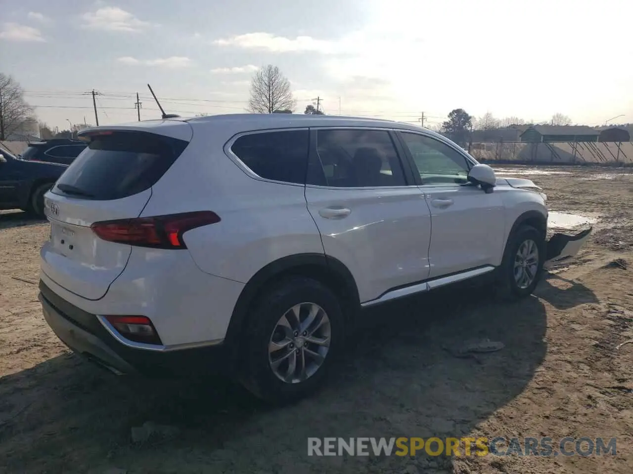 3 fotografías del automóvil dañado 5NMS23AD9LH155138 HYUNDAI SANTA FE 2020