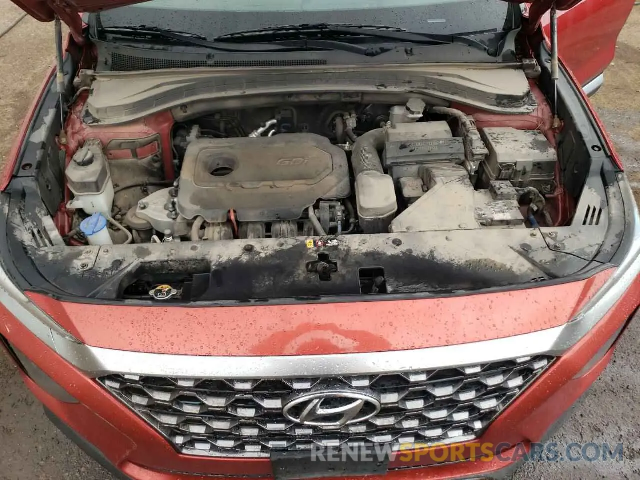 12 fotografías del automóvil dañado 5NMS23AD9LH233367 HYUNDAI SANTA FE 2020