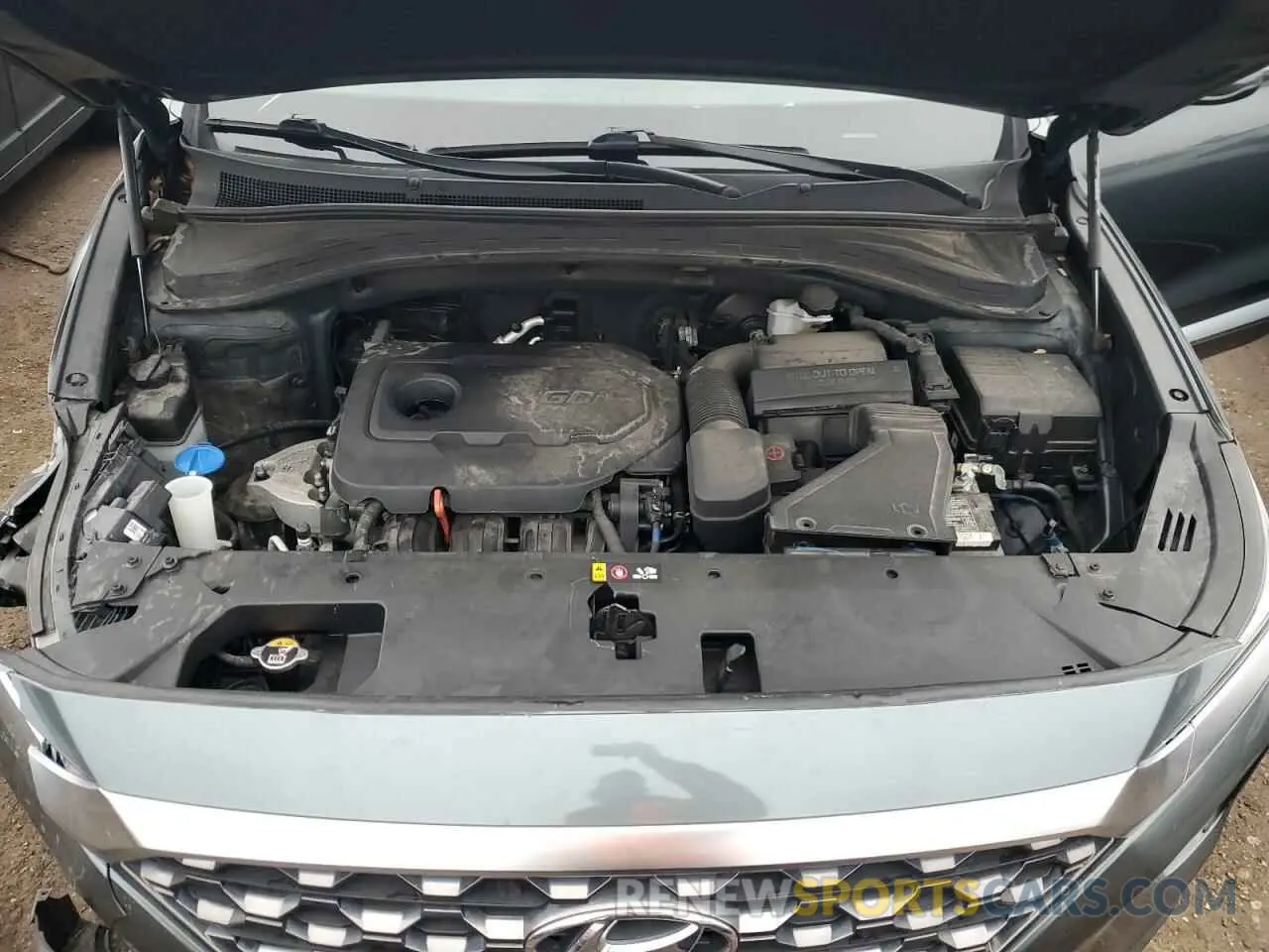 11 fotografías del automóvil dañado 5NMS23ADXLH263137 HYUNDAI SANTA FE 2020