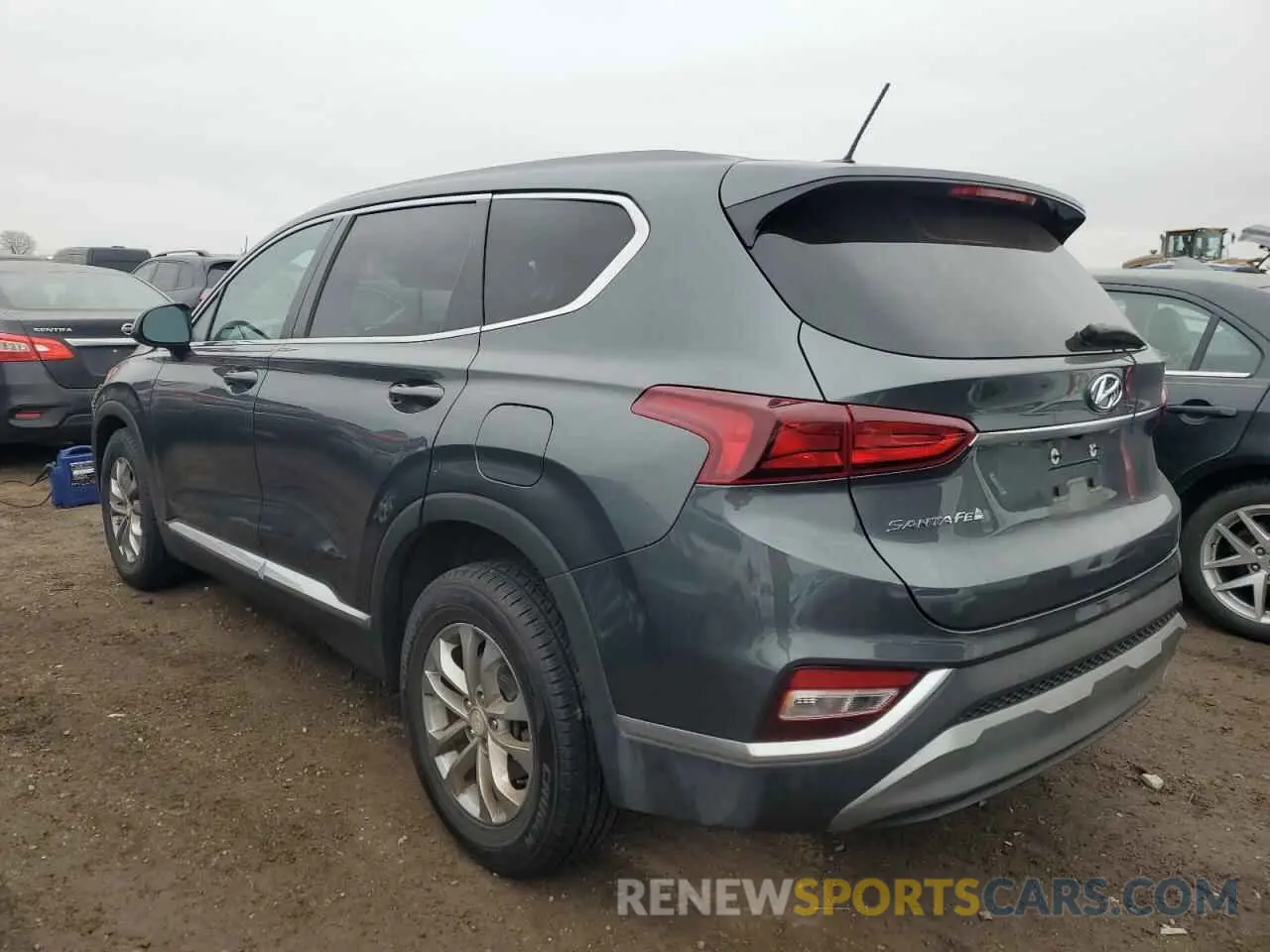 2 fotografías del automóvil dañado 5NMS23ADXLH263137 HYUNDAI SANTA FE 2020