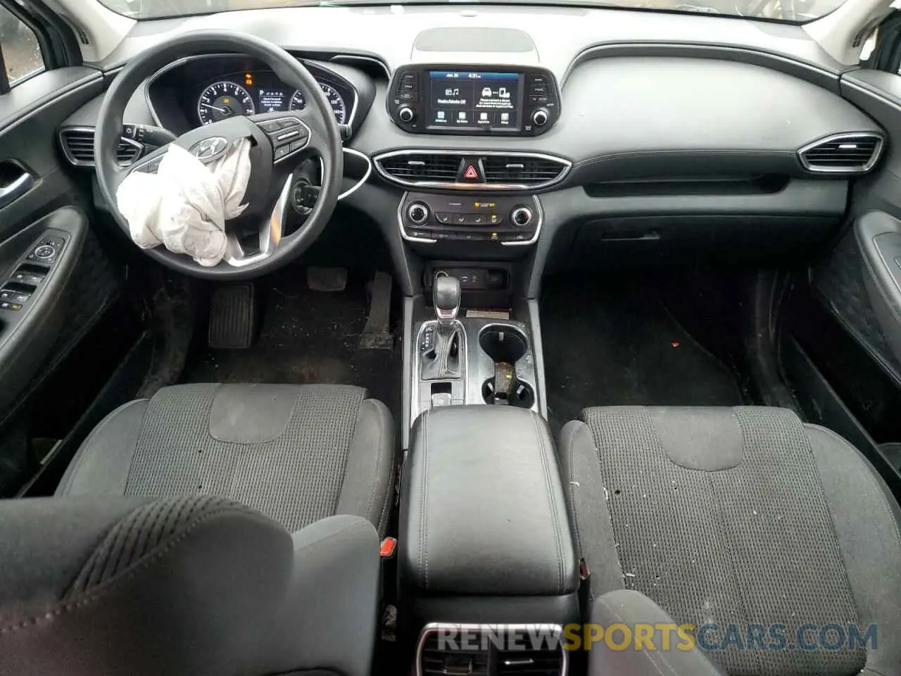 8 fotografías del automóvil dañado 5NMS23ADXLH263137 HYUNDAI SANTA FE 2020