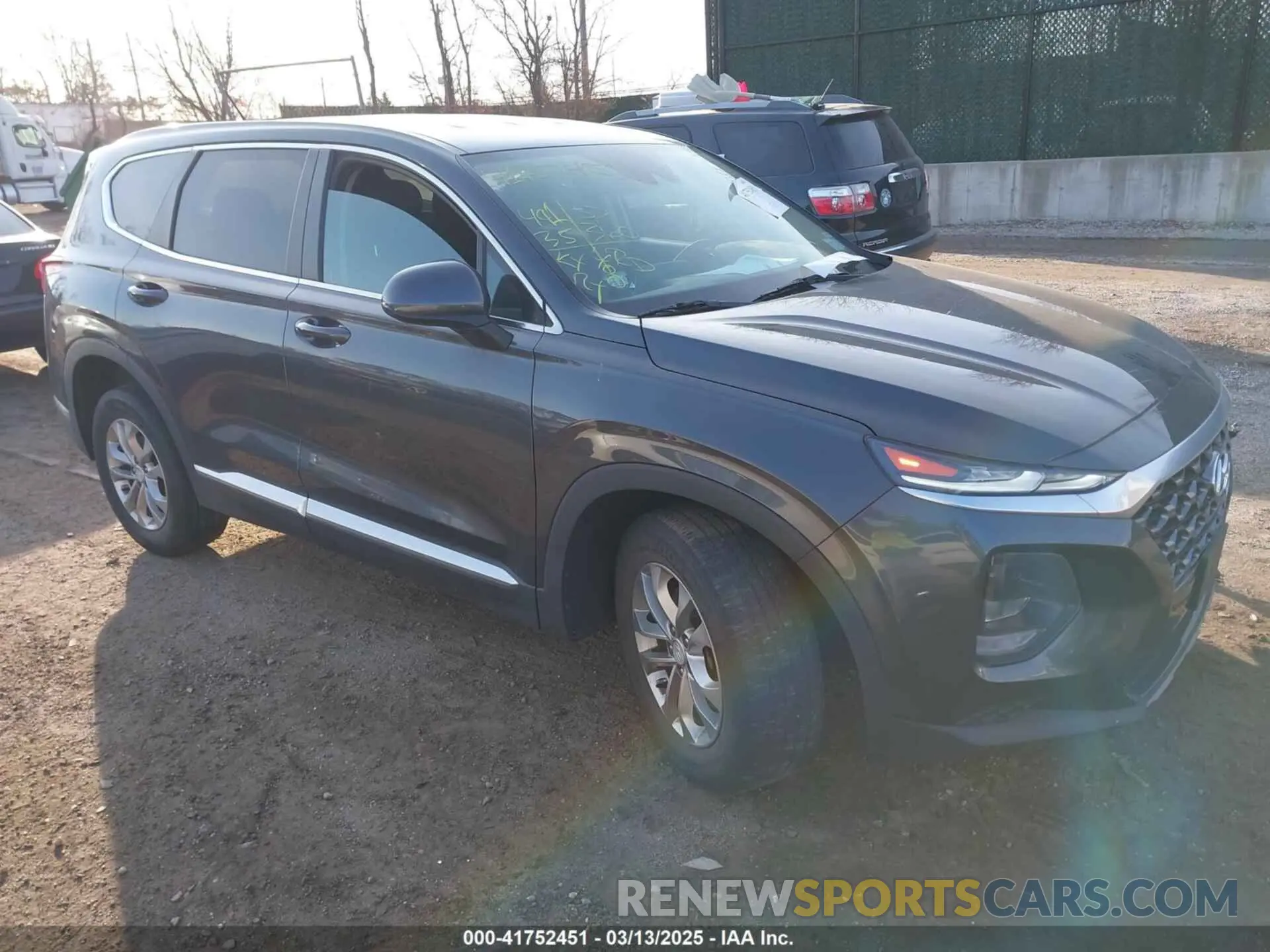 1 fotografías del automóvil dañado 5NMS2CAD0LH299726 HYUNDAI SANTA FE 2020