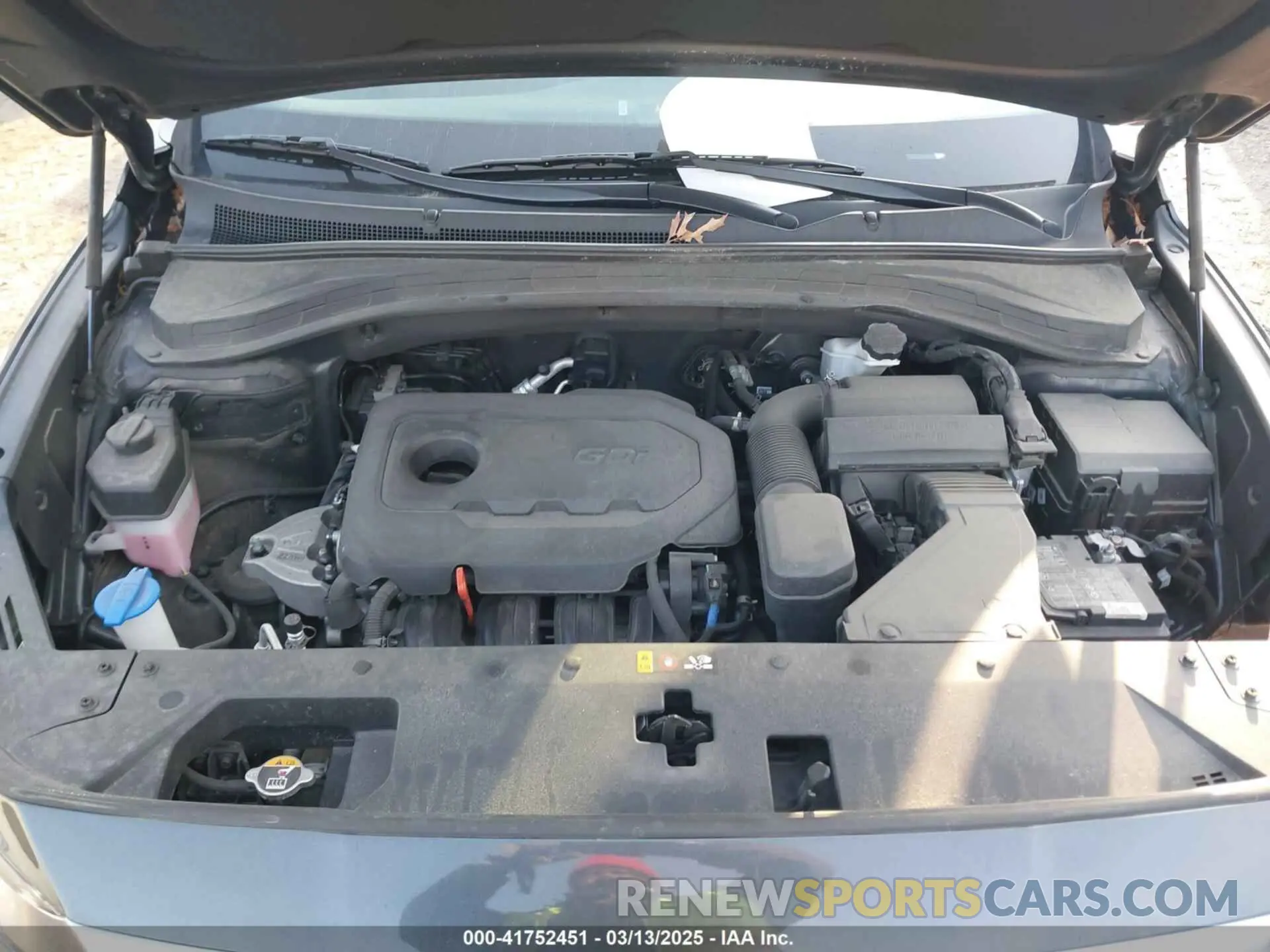 10 fotografías del automóvil dañado 5NMS2CAD0LH299726 HYUNDAI SANTA FE 2020