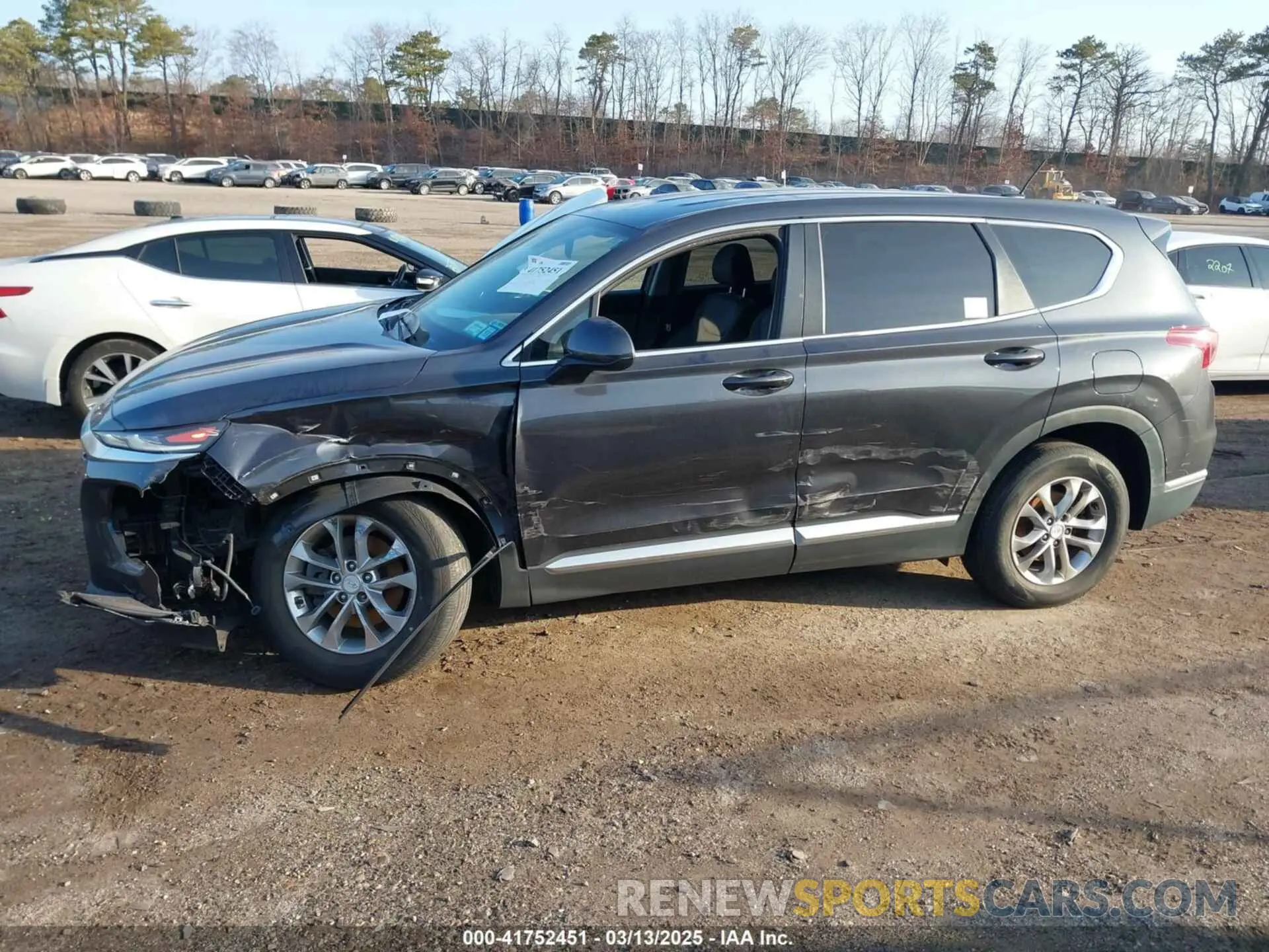 14 fotografías del automóvil dañado 5NMS2CAD0LH299726 HYUNDAI SANTA FE 2020