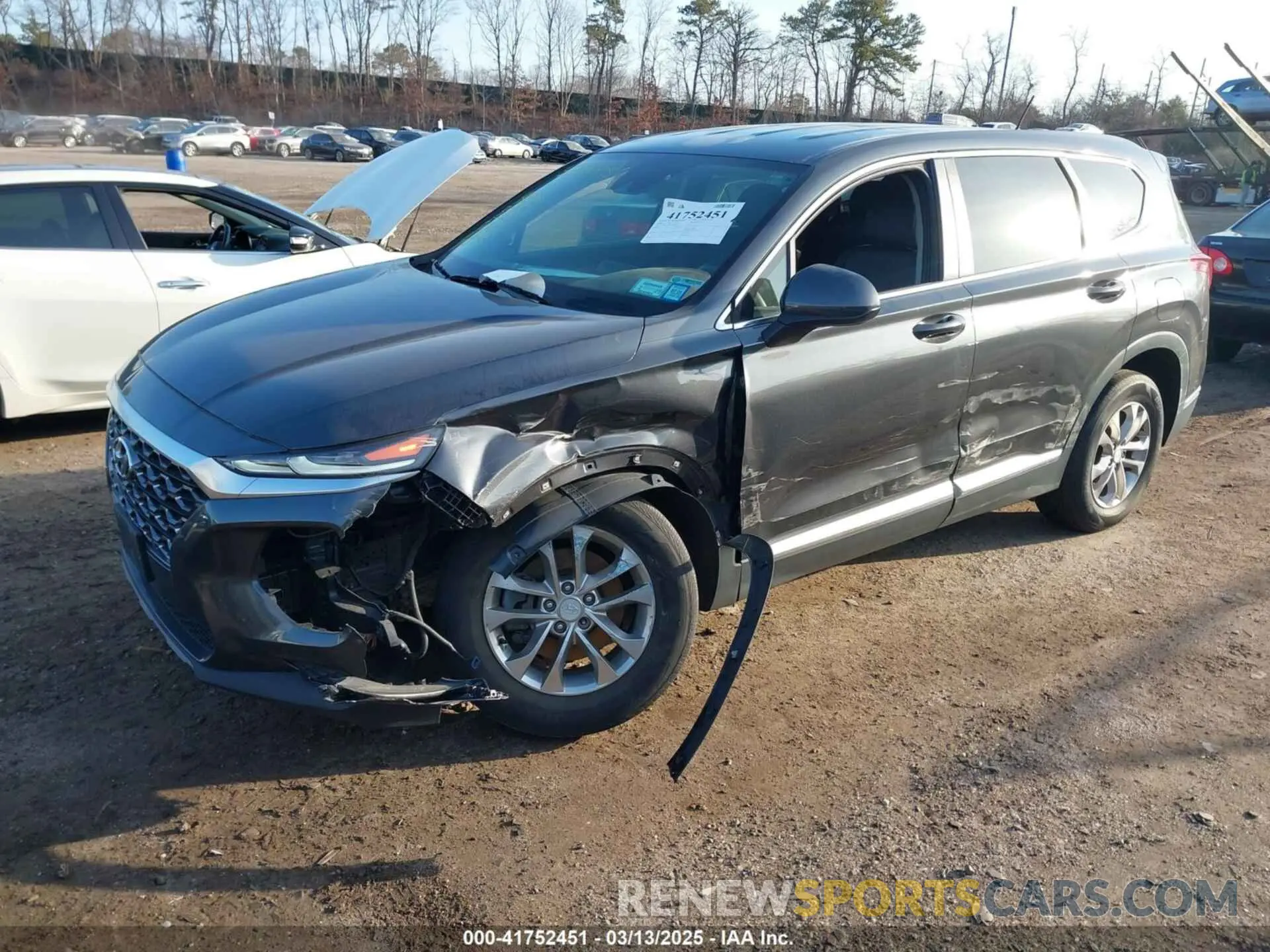 2 fotografías del automóvil dañado 5NMS2CAD0LH299726 HYUNDAI SANTA FE 2020
