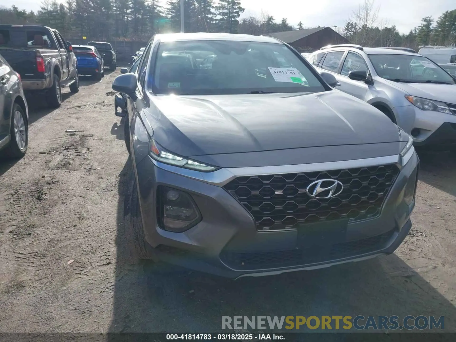 12 fotografías del automóvil dañado 5NMS2CAD1LH139886 HYUNDAI SANTA FE 2020