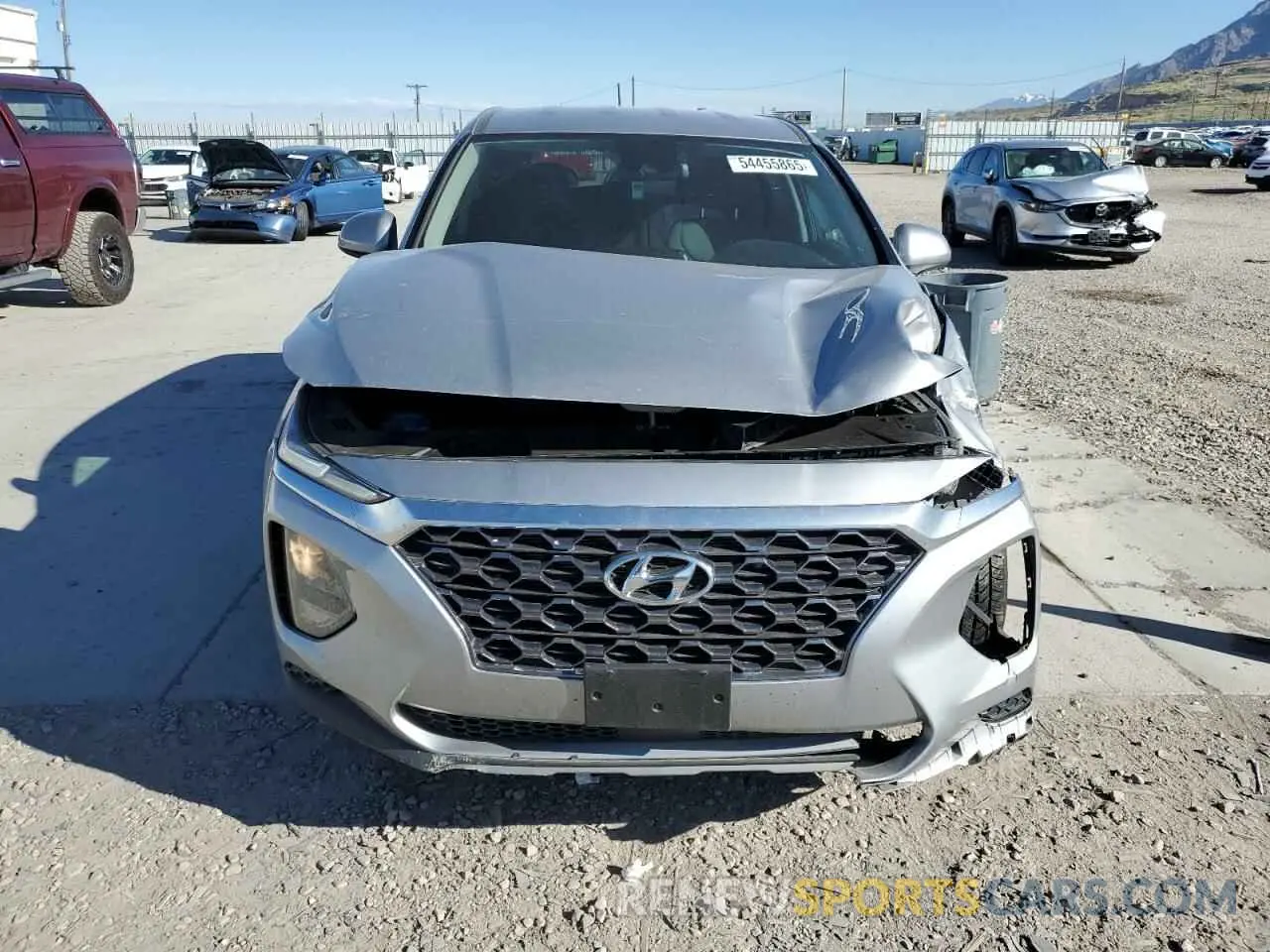 5 fotografías del automóvil dañado 5NMS2CAD1LH199165 HYUNDAI SANTA FE 2020
