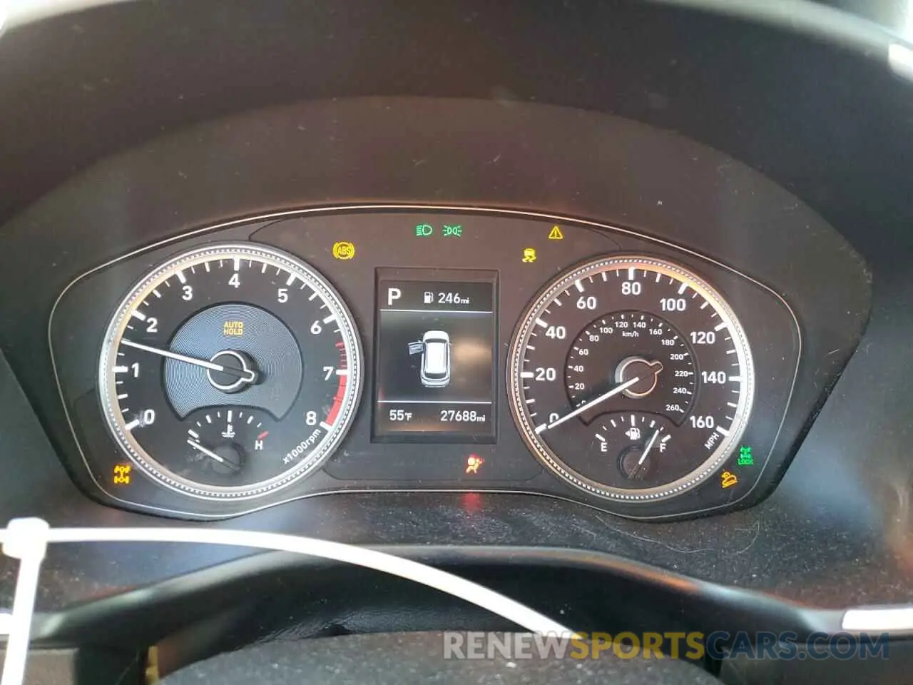 9 fotografías del automóvil dañado 5NMS2CAD1LH199165 HYUNDAI SANTA FE 2020