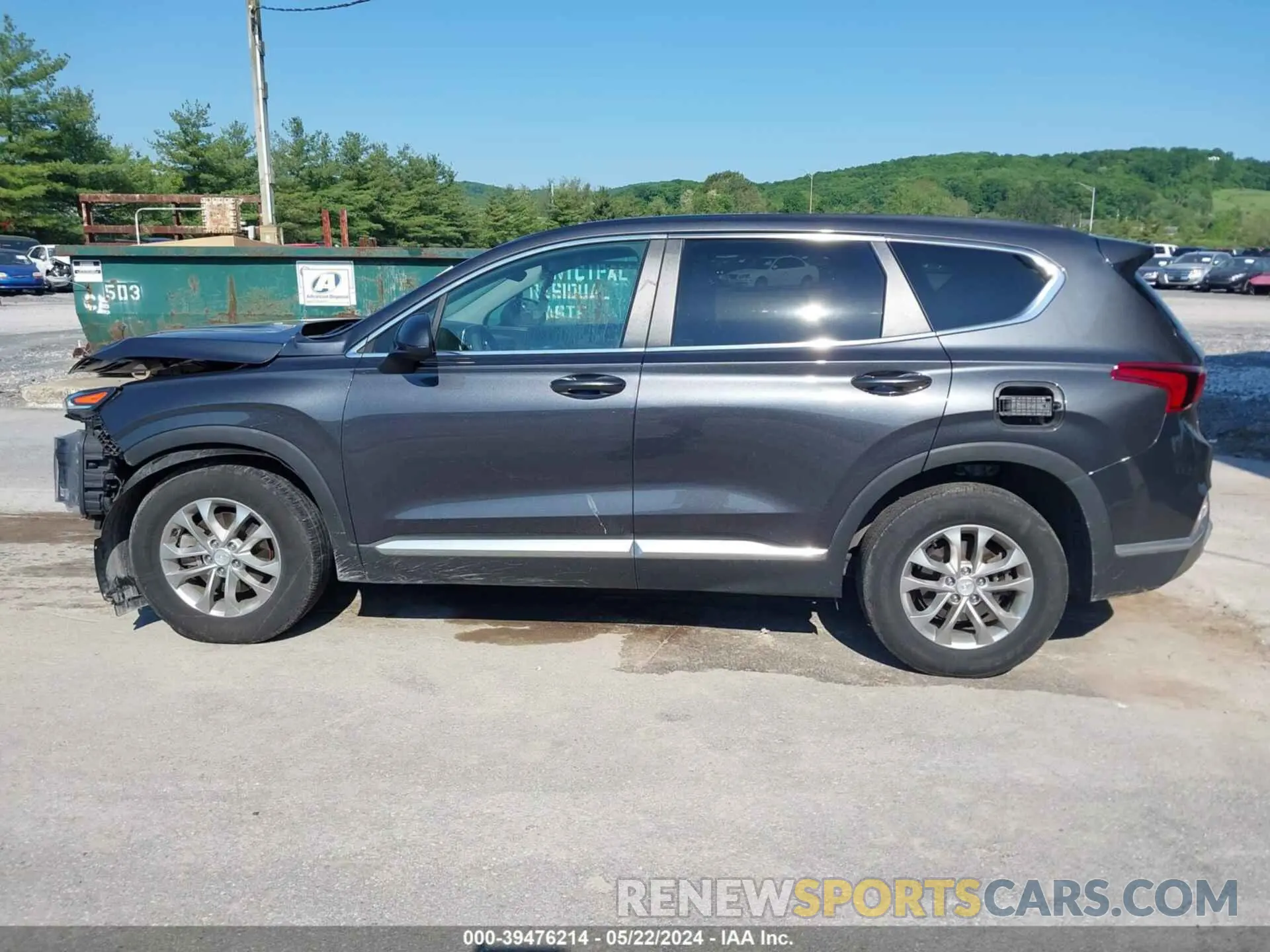 14 fotografías del automóvil dañado 5NMS2CAD1LH229443 HYUNDAI SANTA FE 2020