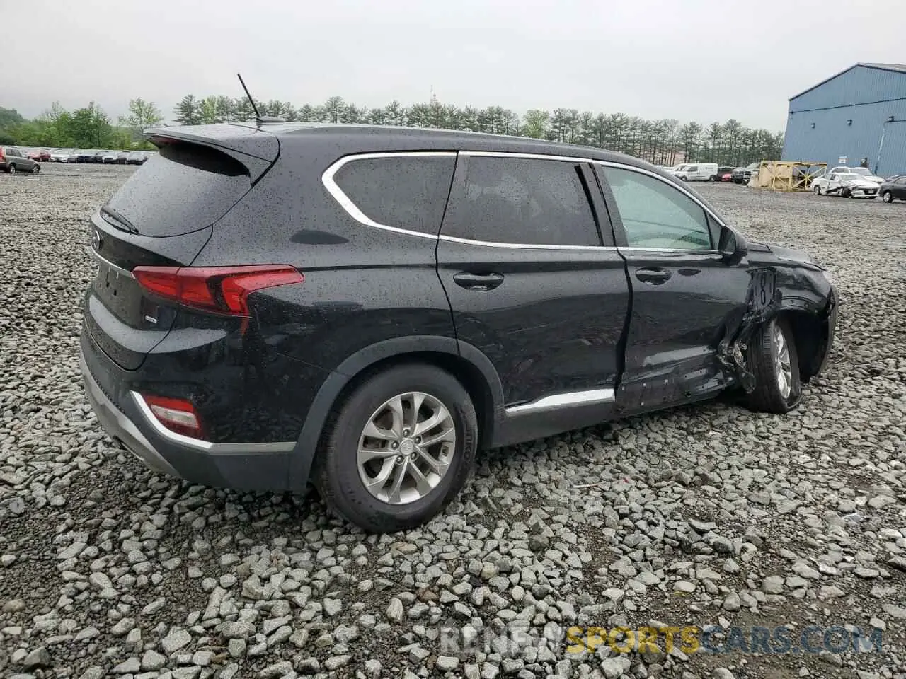 3 fotografías del automóvil dañado 5NMS2CAD1LH232892 HYUNDAI SANTA FE 2020