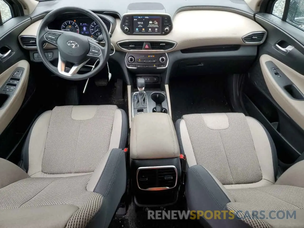 8 fotografías del automóvil dañado 5NMS2CAD1LH232892 HYUNDAI SANTA FE 2020
