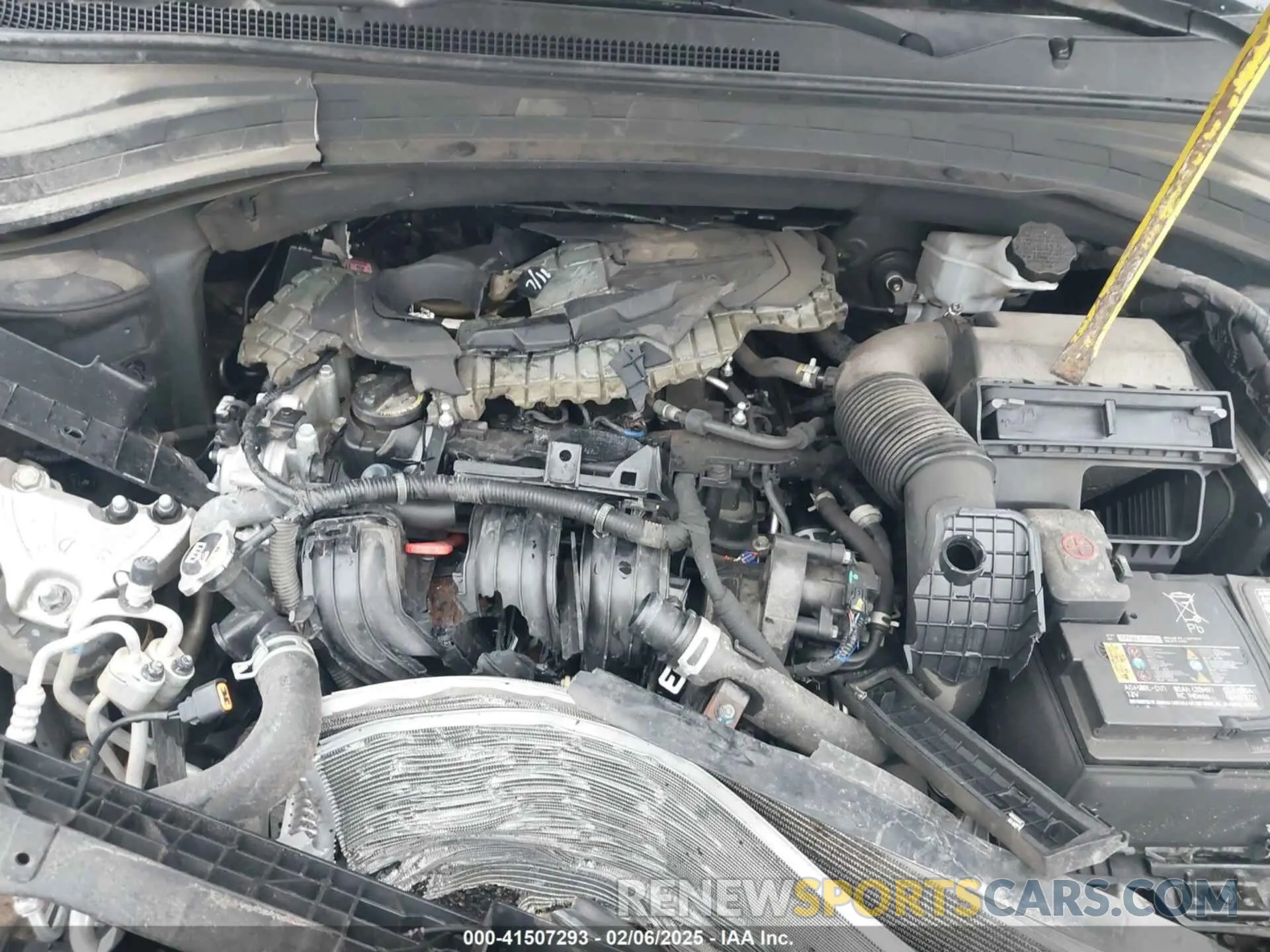 10 fotografías del automóvil dañado 5NMS2CAD2LH149343 HYUNDAI SANTA FE 2020