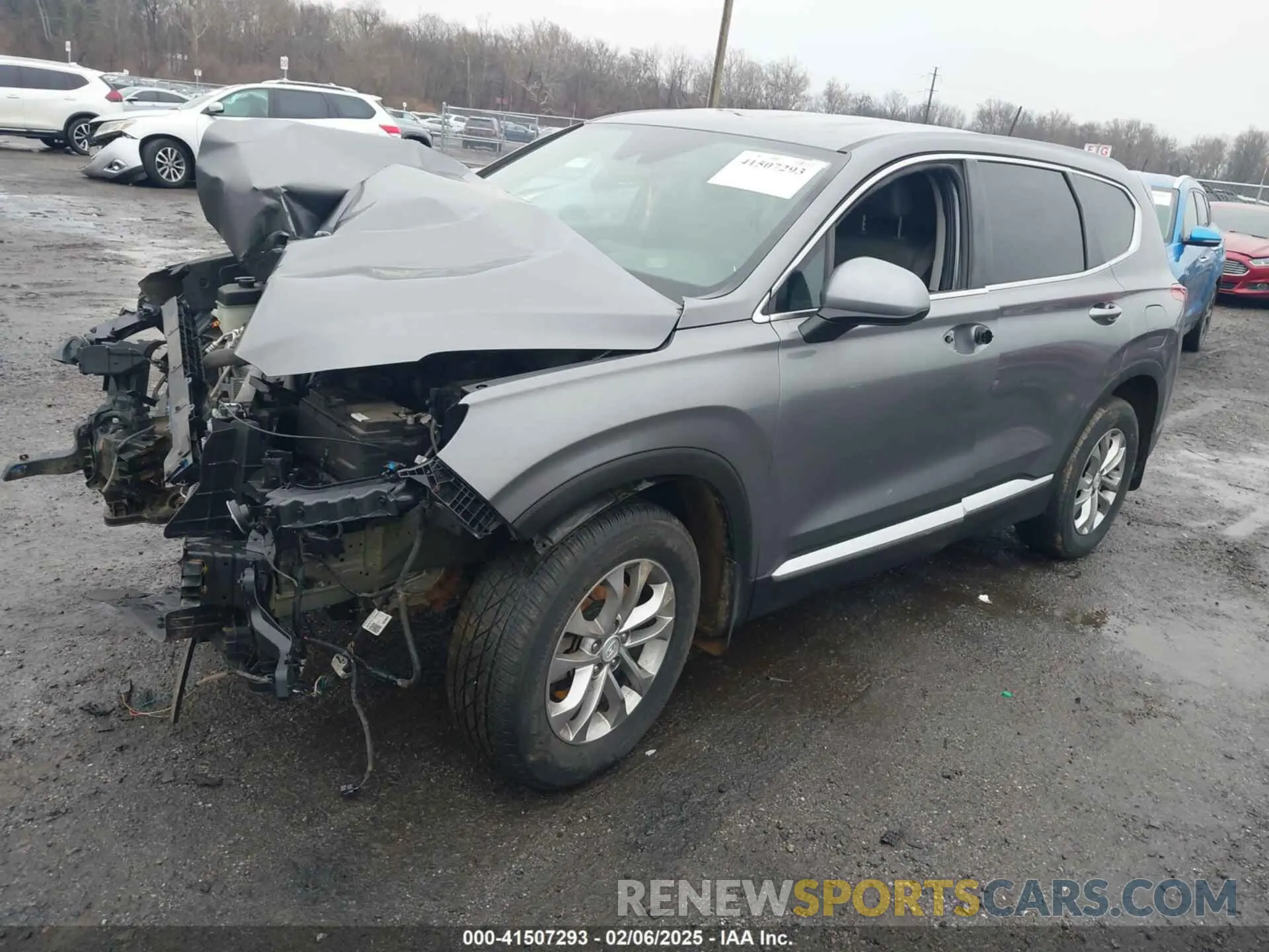 2 fotografías del automóvil dañado 5NMS2CAD2LH149343 HYUNDAI SANTA FE 2020