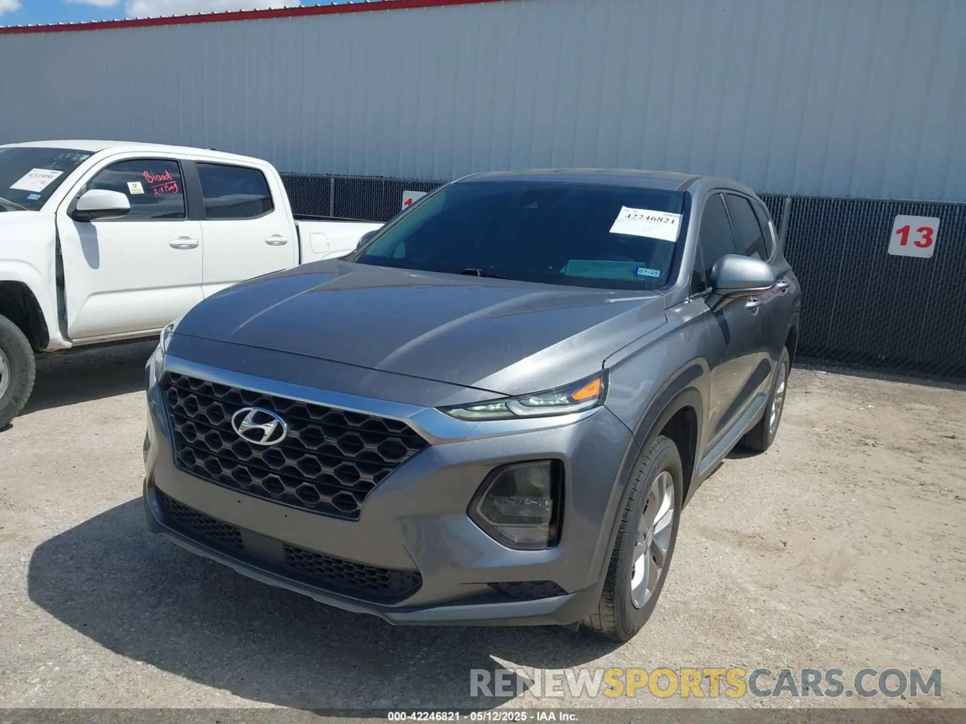 2 fotografías del automóvil dañado 5NMS2CAD2LH157121 HYUNDAI SANTA FE 2020
