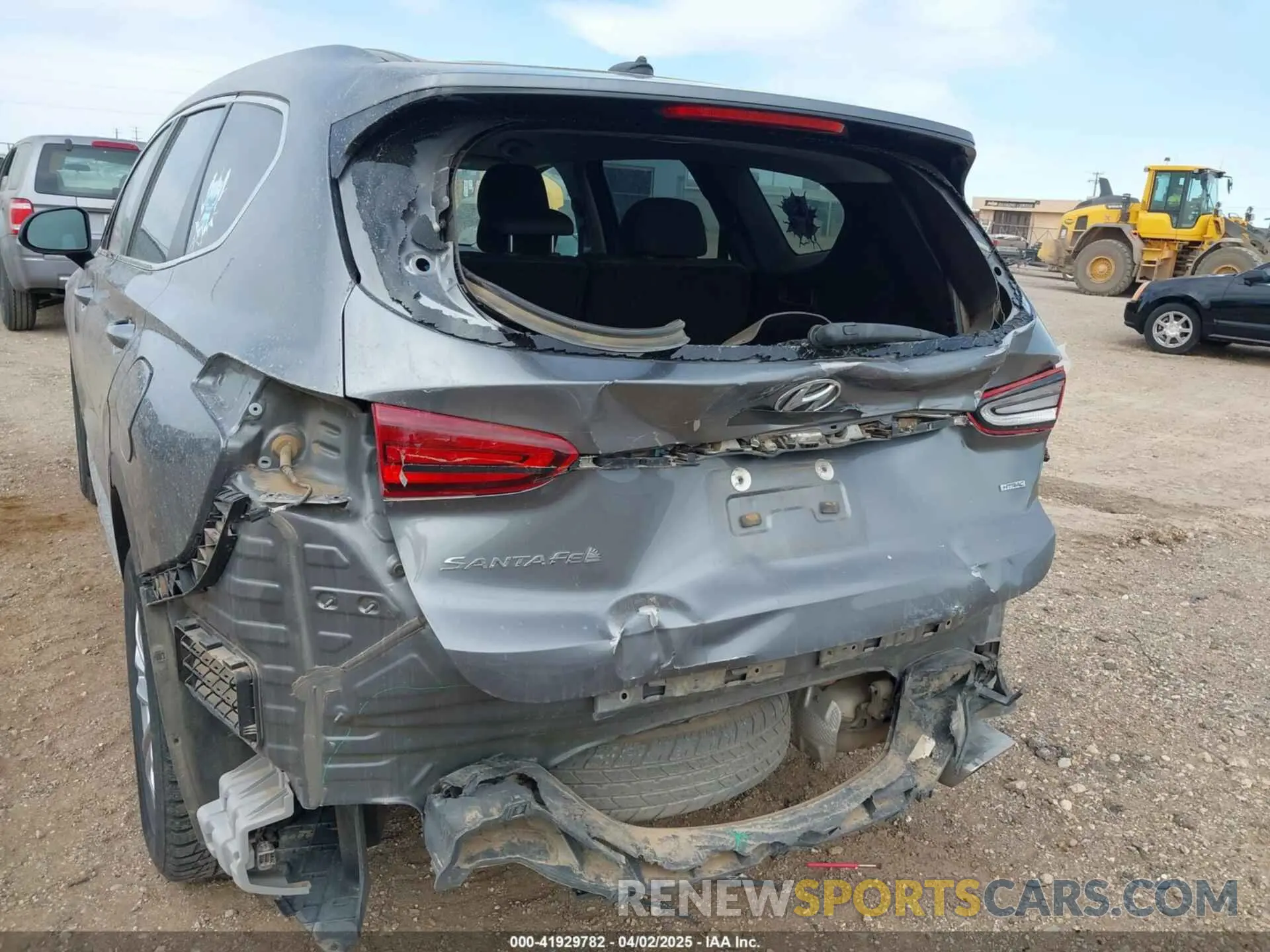 6 fotografías del automóvil dañado 5NMS2CAD3LH149593 HYUNDAI SANTA FE 2020