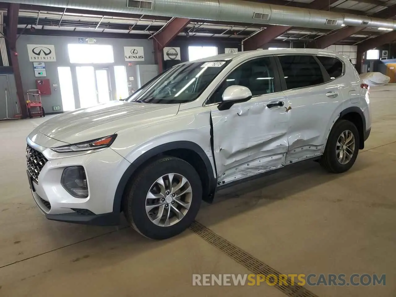 1 fotografías del automóvil dañado 5NMS2CAD3LH167849 HYUNDAI SANTA FE 2020