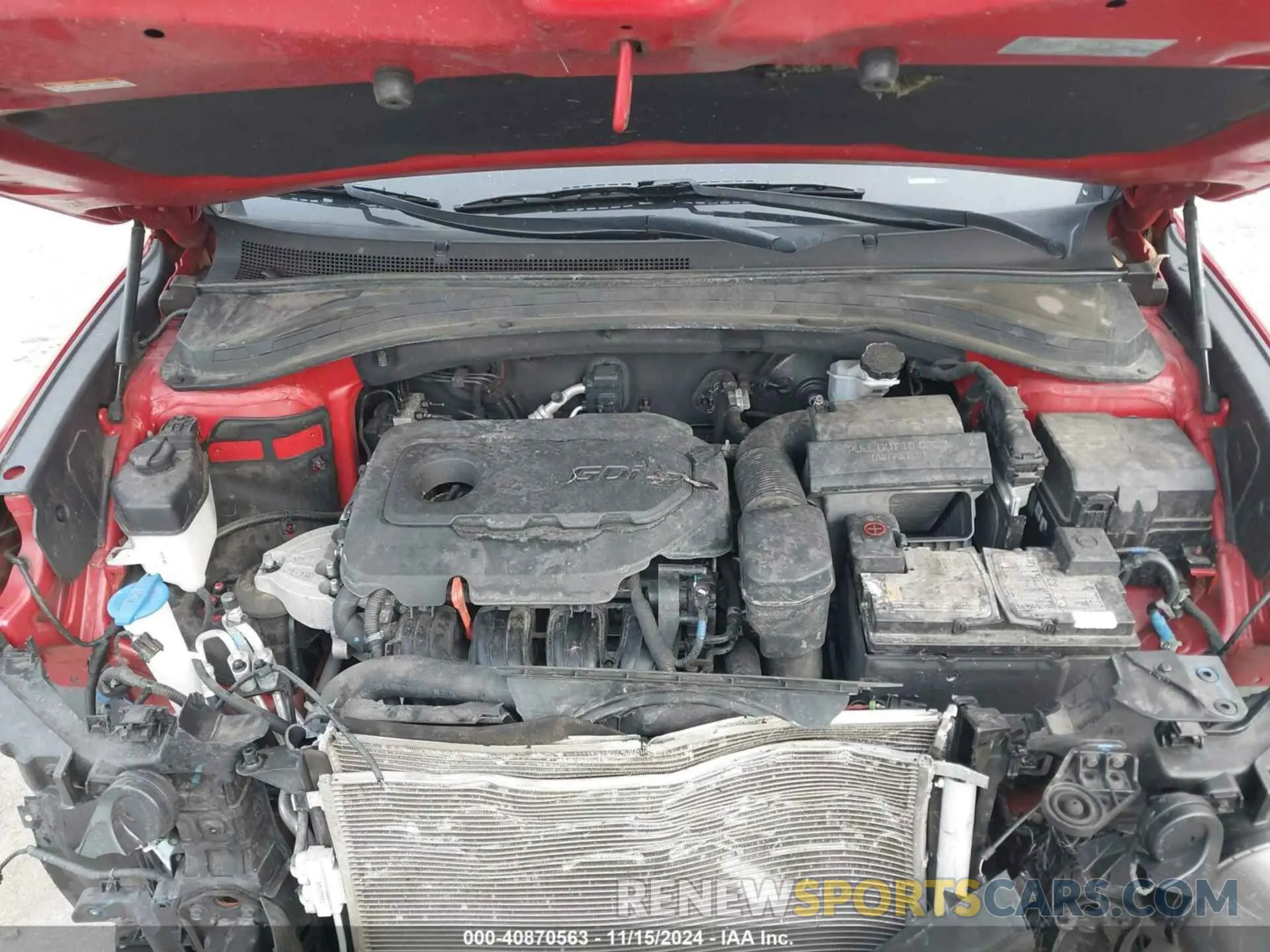 10 fotografías del automóvil dañado 5NMS2CAD3LH169164 HYUNDAI SANTA FE 2020