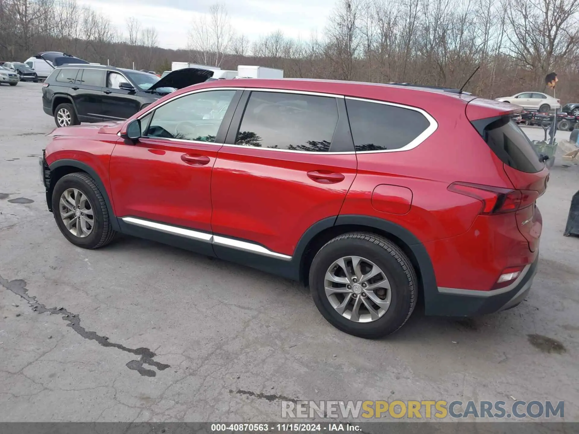 3 fotografías del automóvil dañado 5NMS2CAD3LH169164 HYUNDAI SANTA FE 2020