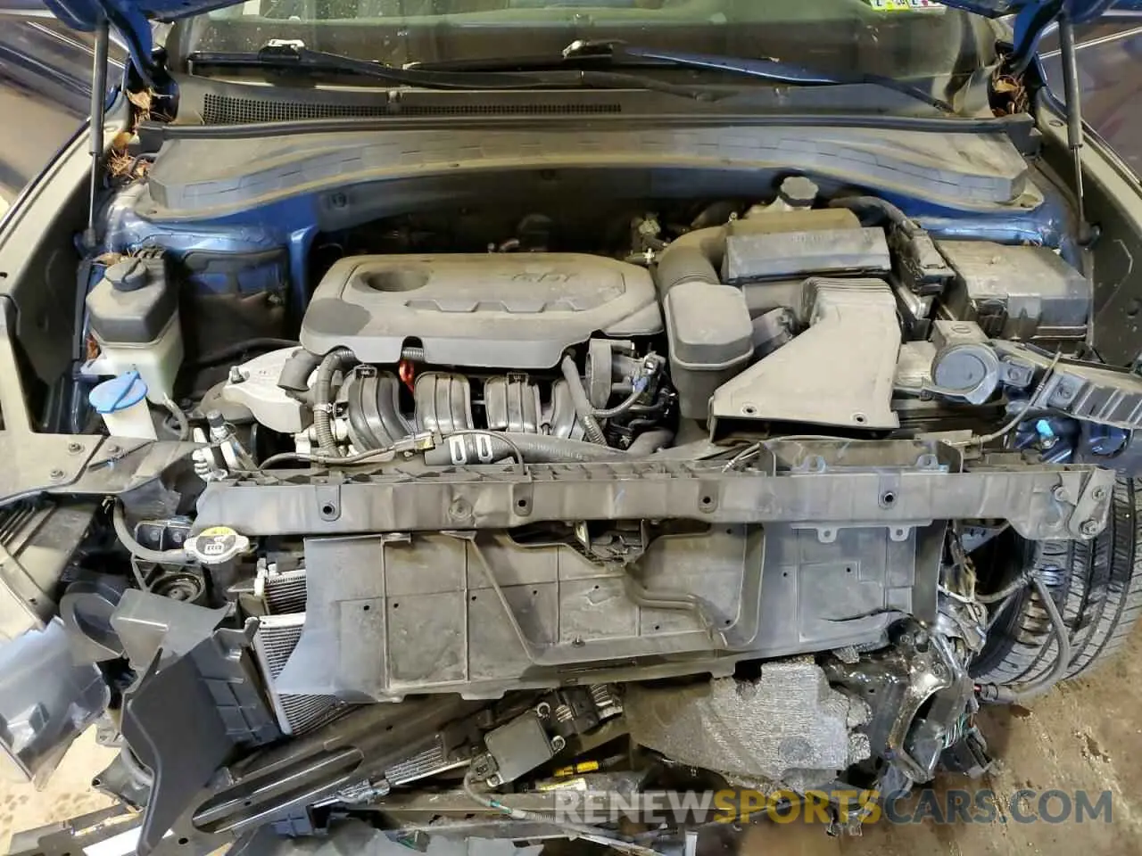12 fotografías del automóvil dañado 5NMS2CAD4LH180349 HYUNDAI SANTA FE 2020