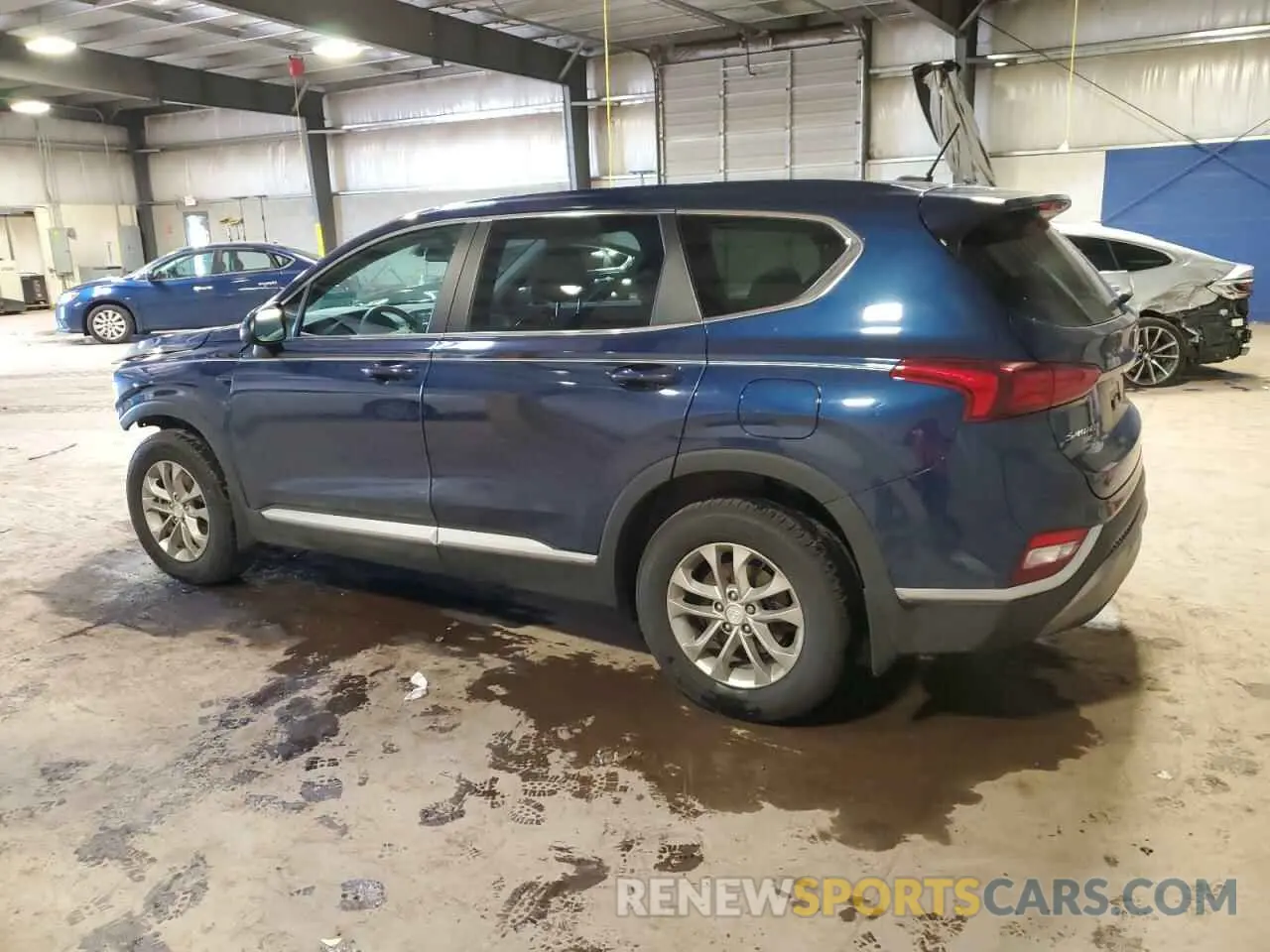 2 fotografías del automóvil dañado 5NMS2CAD4LH180349 HYUNDAI SANTA FE 2020