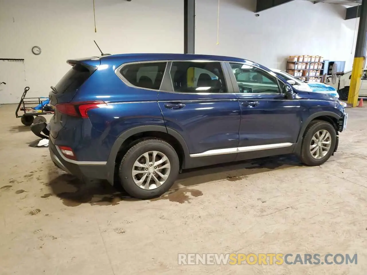 3 fotografías del automóvil dañado 5NMS2CAD4LH180349 HYUNDAI SANTA FE 2020