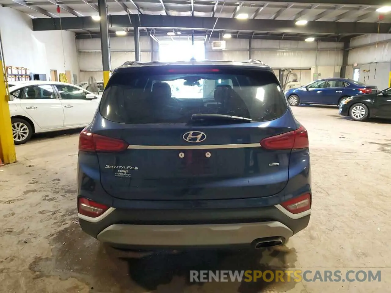 6 fotografías del automóvil dañado 5NMS2CAD4LH180349 HYUNDAI SANTA FE 2020