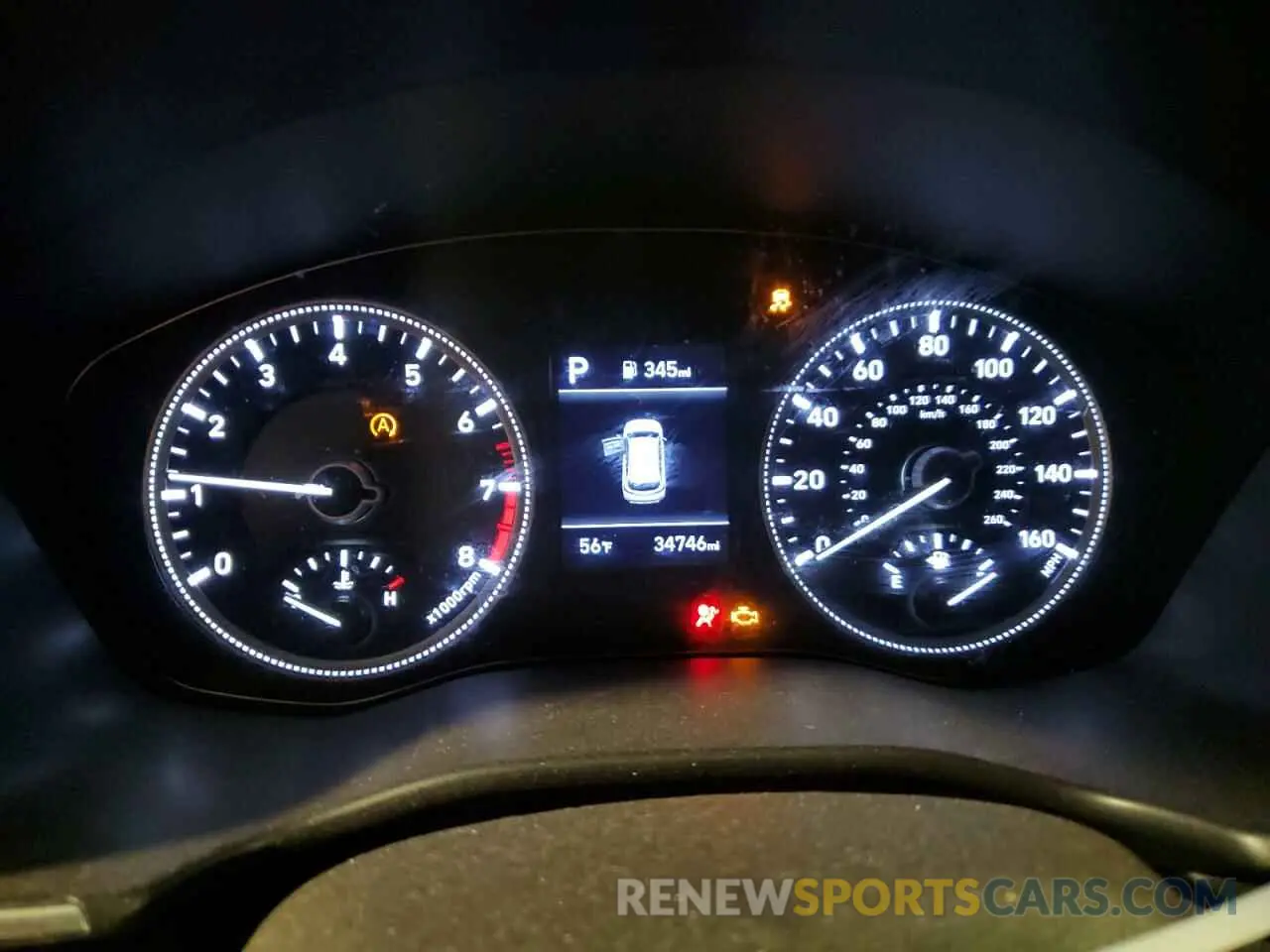 9 fotografías del automóvil dañado 5NMS2CAD4LH180349 HYUNDAI SANTA FE 2020