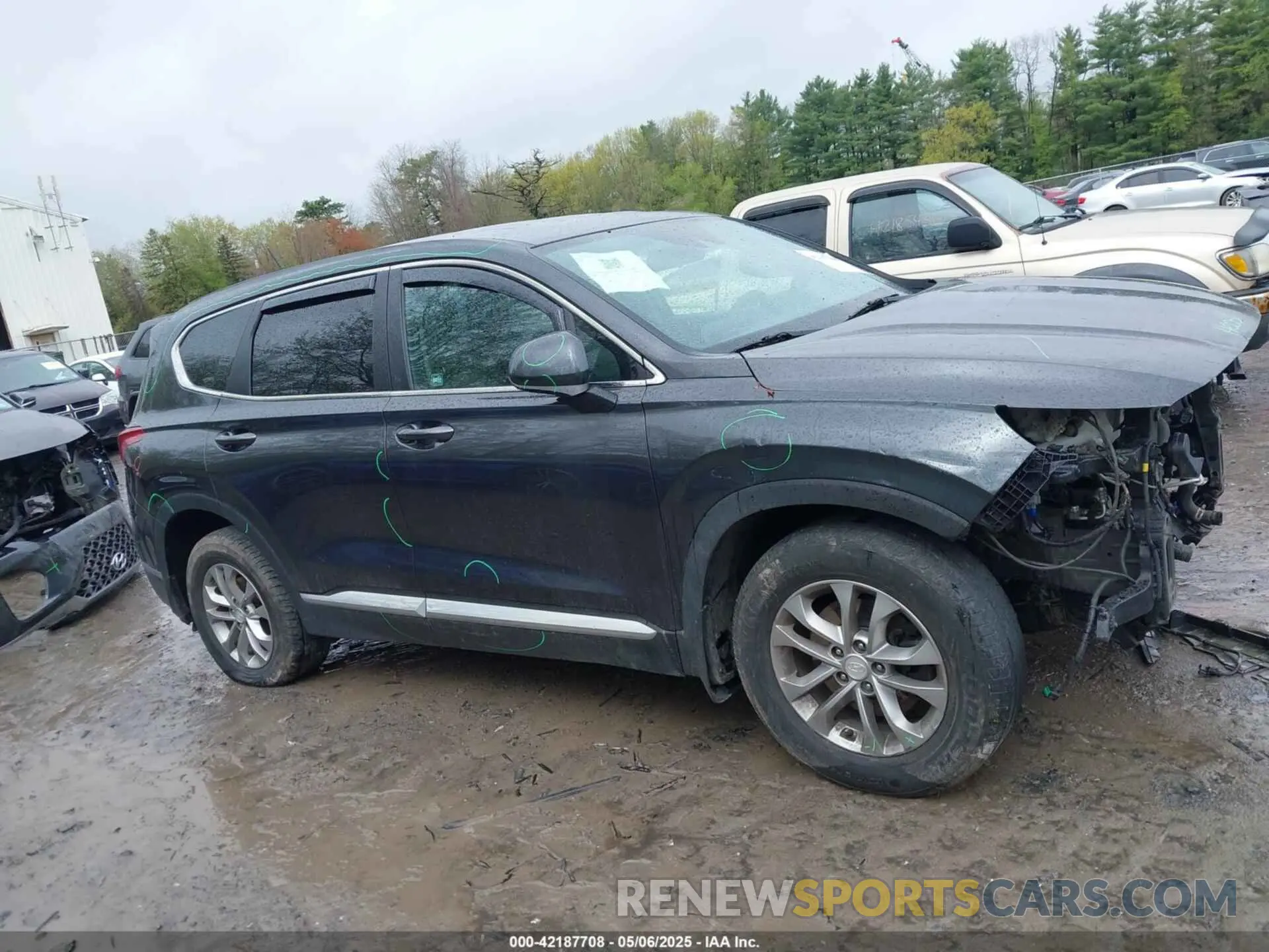 13 fotografías del automóvil dañado 5NMS2CAD4LH245958 HYUNDAI SANTA FE 2020