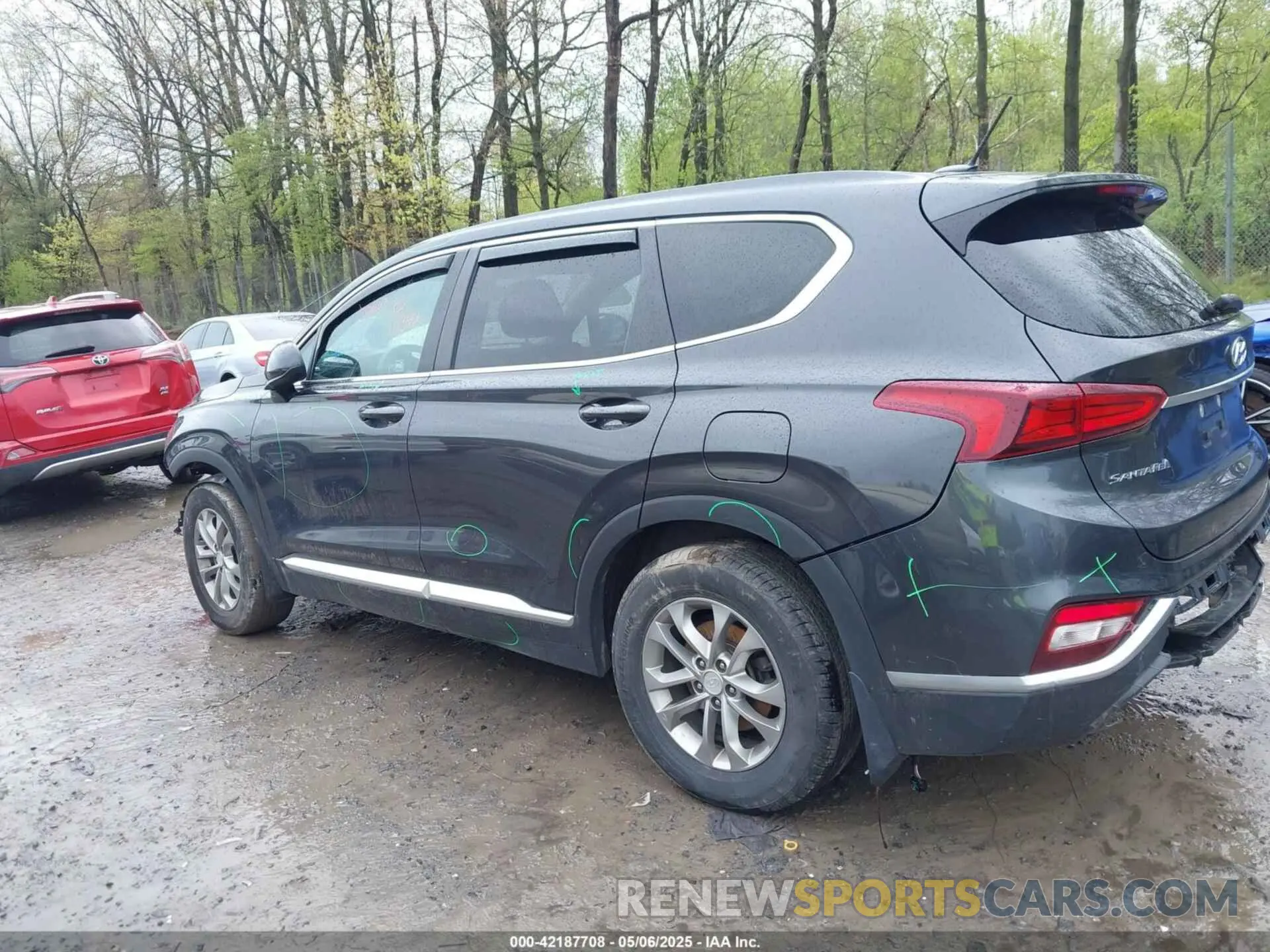 14 fotografías del automóvil dañado 5NMS2CAD4LH245958 HYUNDAI SANTA FE 2020
