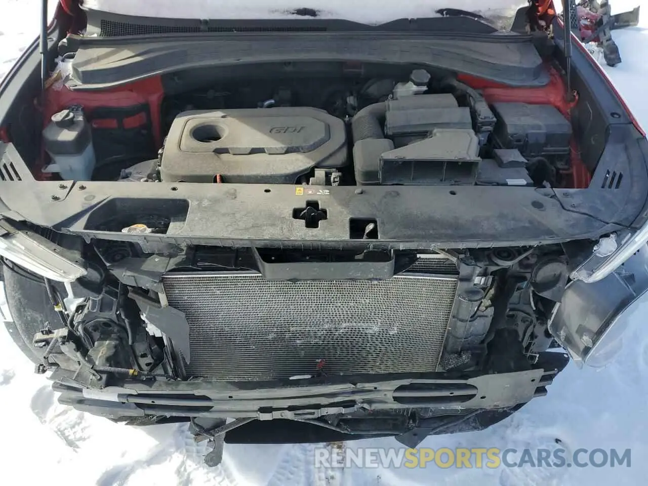12 fotografías del automóvil dañado 5NMS2CAD5LH174270 HYUNDAI SANTA FE 2020