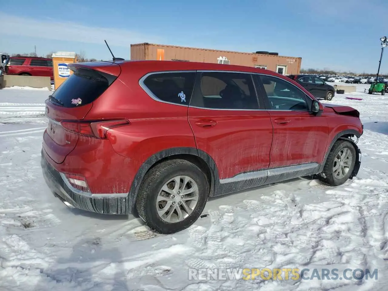 3 fotografías del automóvil dañado 5NMS2CAD5LH174270 HYUNDAI SANTA FE 2020