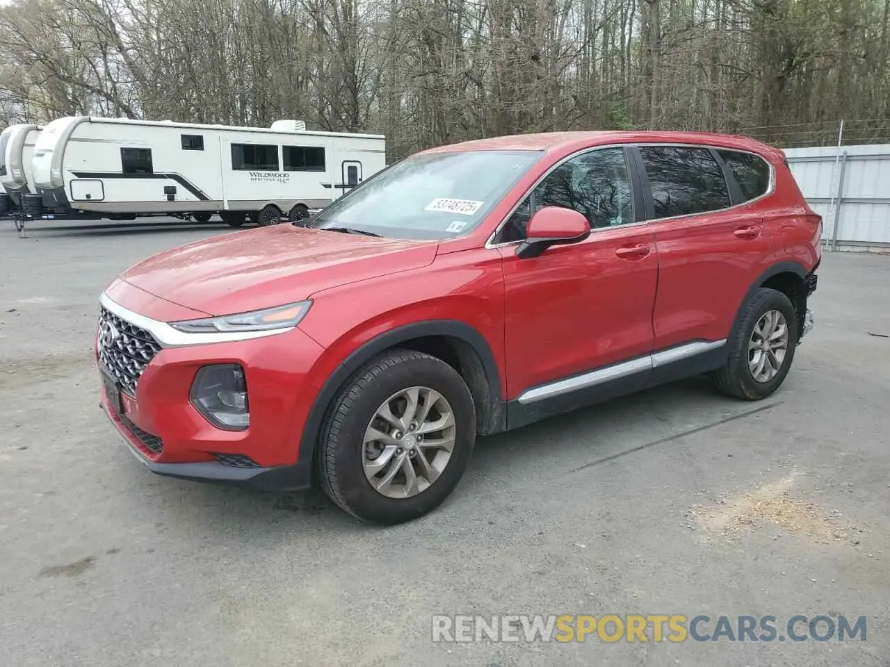 1 fotografías del automóvil dañado 5NMS2CAD5LH221782 HYUNDAI SANTA FE 2020