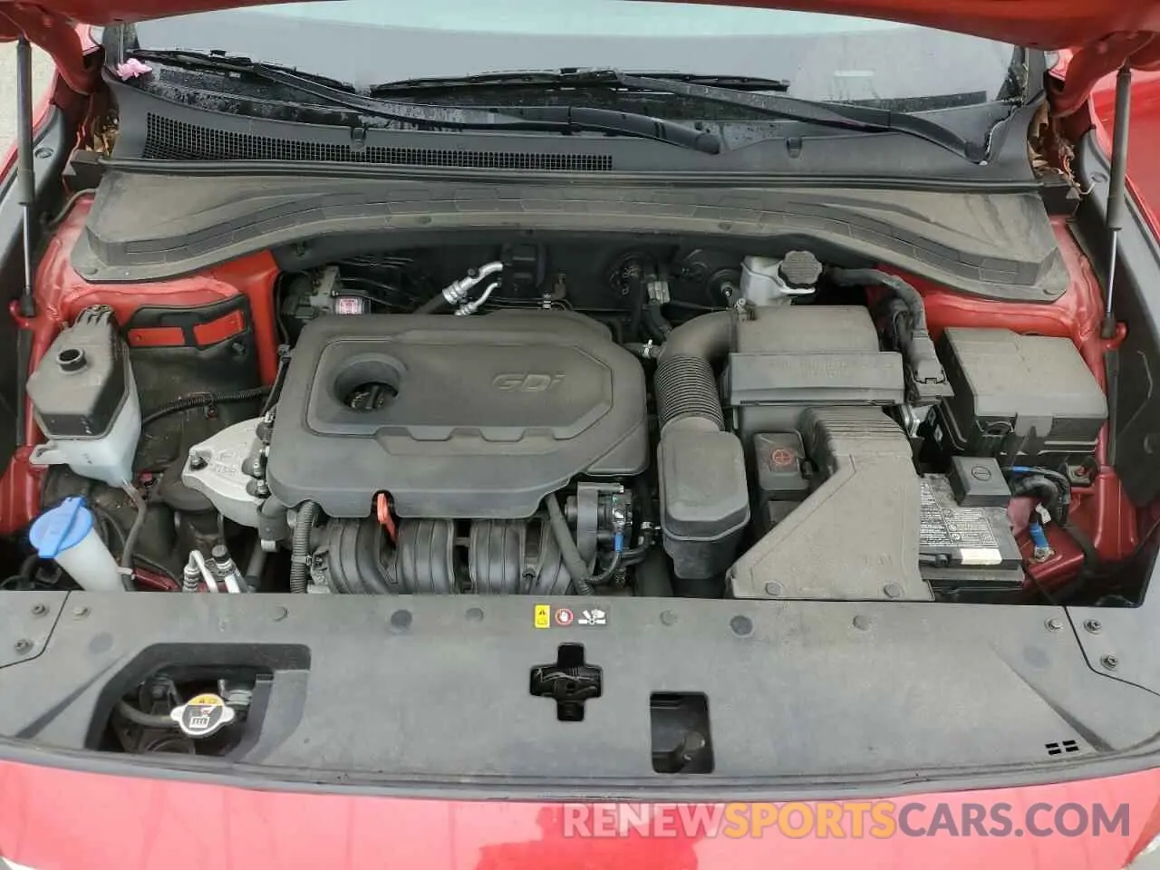 12 fotografías del automóvil dañado 5NMS2CAD5LH221782 HYUNDAI SANTA FE 2020