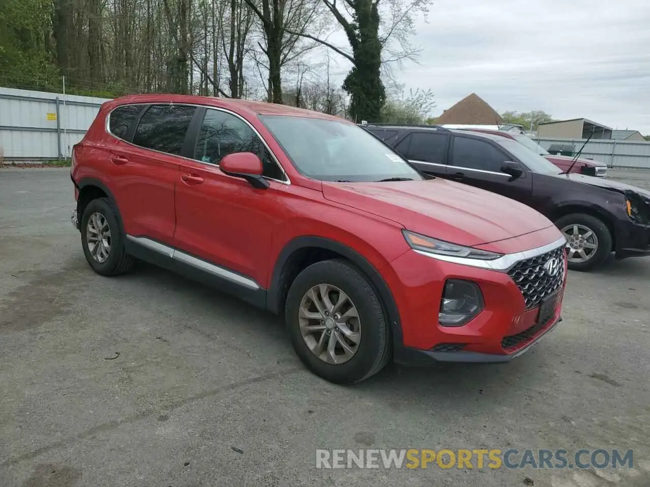 4 fotografías del automóvil dañado 5NMS2CAD5LH221782 HYUNDAI SANTA FE 2020