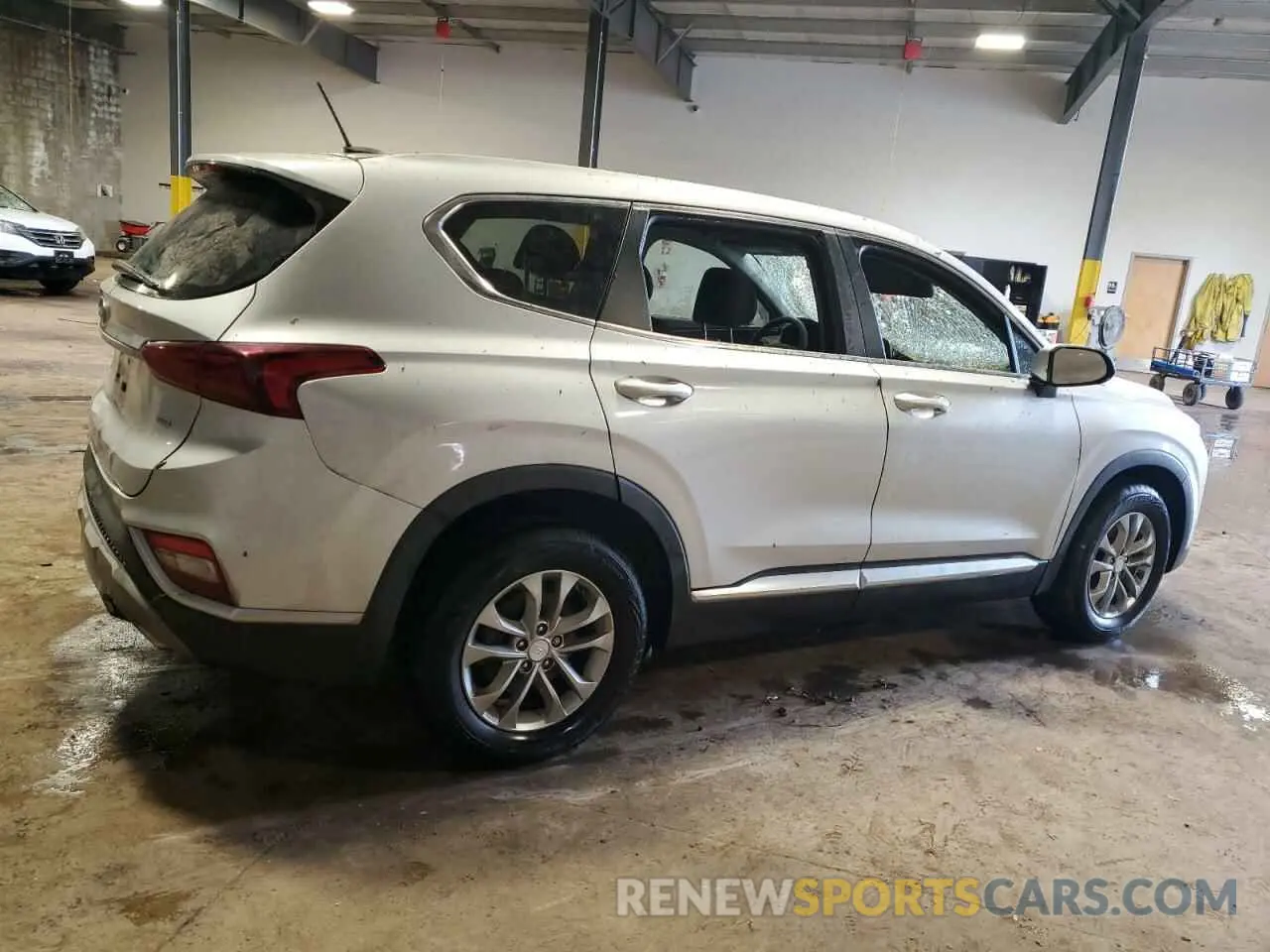 3 fotografías del automóvil dañado 5NMS2CAD7LH170429 HYUNDAI SANTA FE 2020