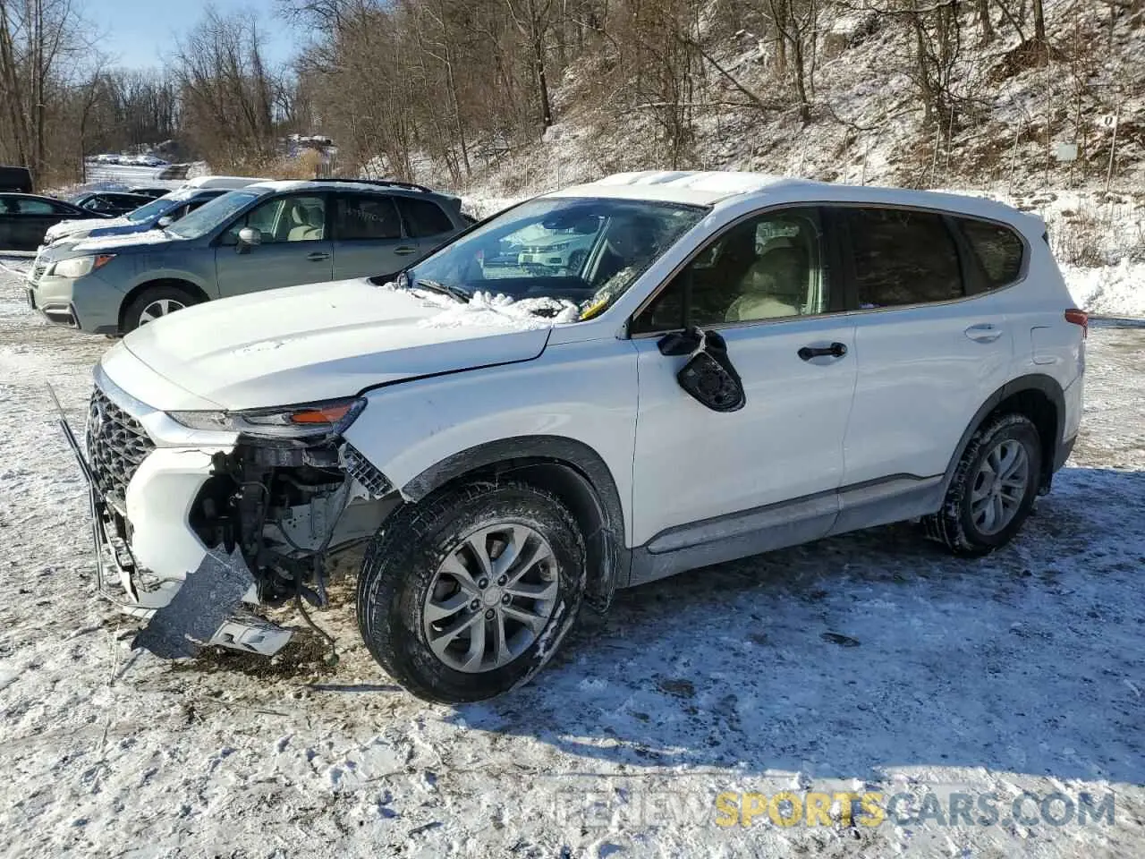 1 fotografías del automóvil dañado 5NMS2CAD7LH280266 HYUNDAI SANTA FE 2020
