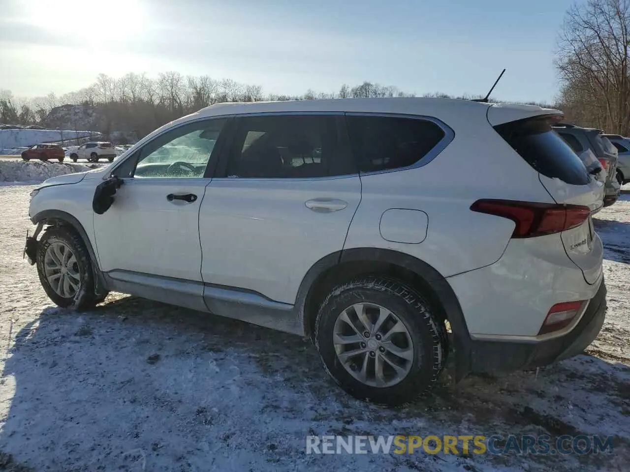2 fotografías del automóvil dañado 5NMS2CAD7LH280266 HYUNDAI SANTA FE 2020