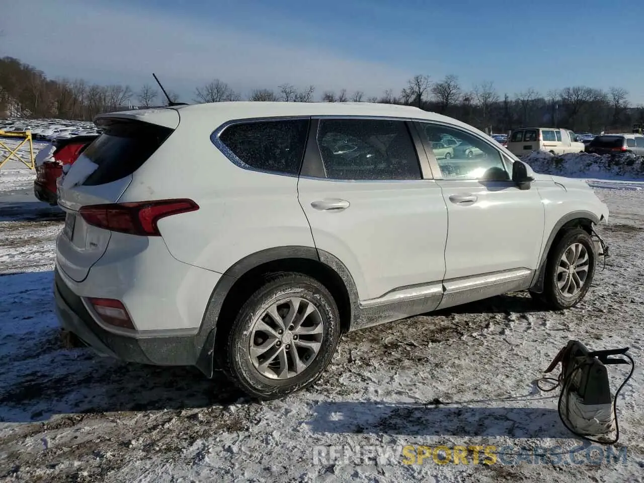 3 fotografías del automóvil dañado 5NMS2CAD7LH280266 HYUNDAI SANTA FE 2020