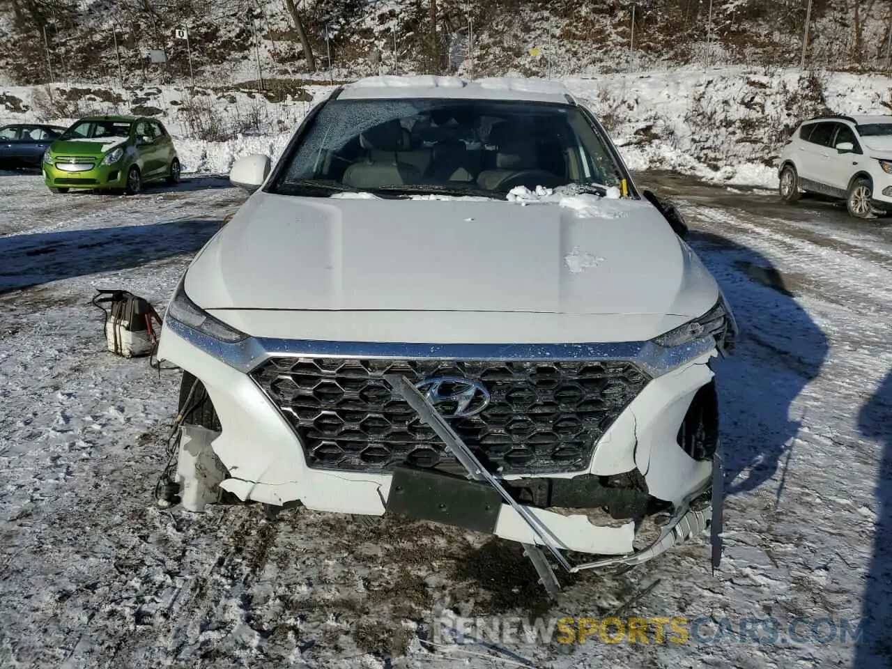 5 fotografías del automóvil dañado 5NMS2CAD7LH280266 HYUNDAI SANTA FE 2020