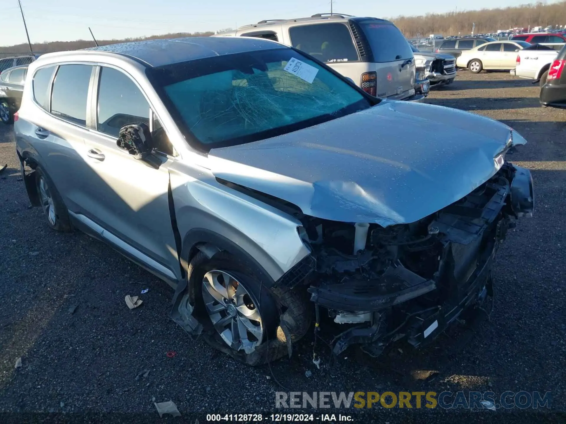 1 fotografías del automóvil dañado 5NMS2CAD7LH280610 HYUNDAI SANTA FE 2020