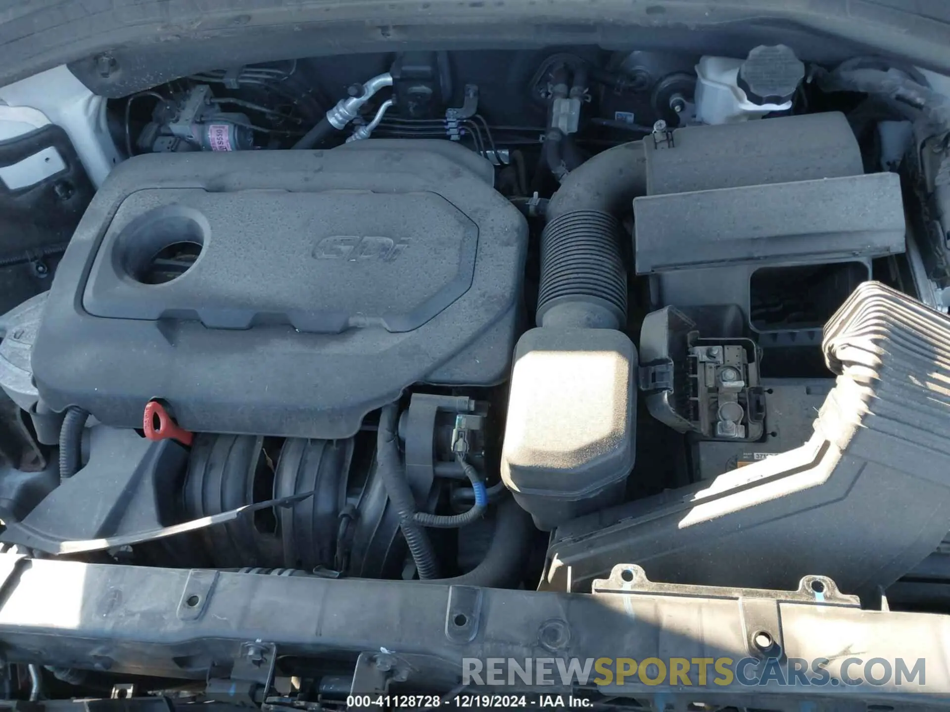 10 fotografías del automóvil dañado 5NMS2CAD7LH280610 HYUNDAI SANTA FE 2020