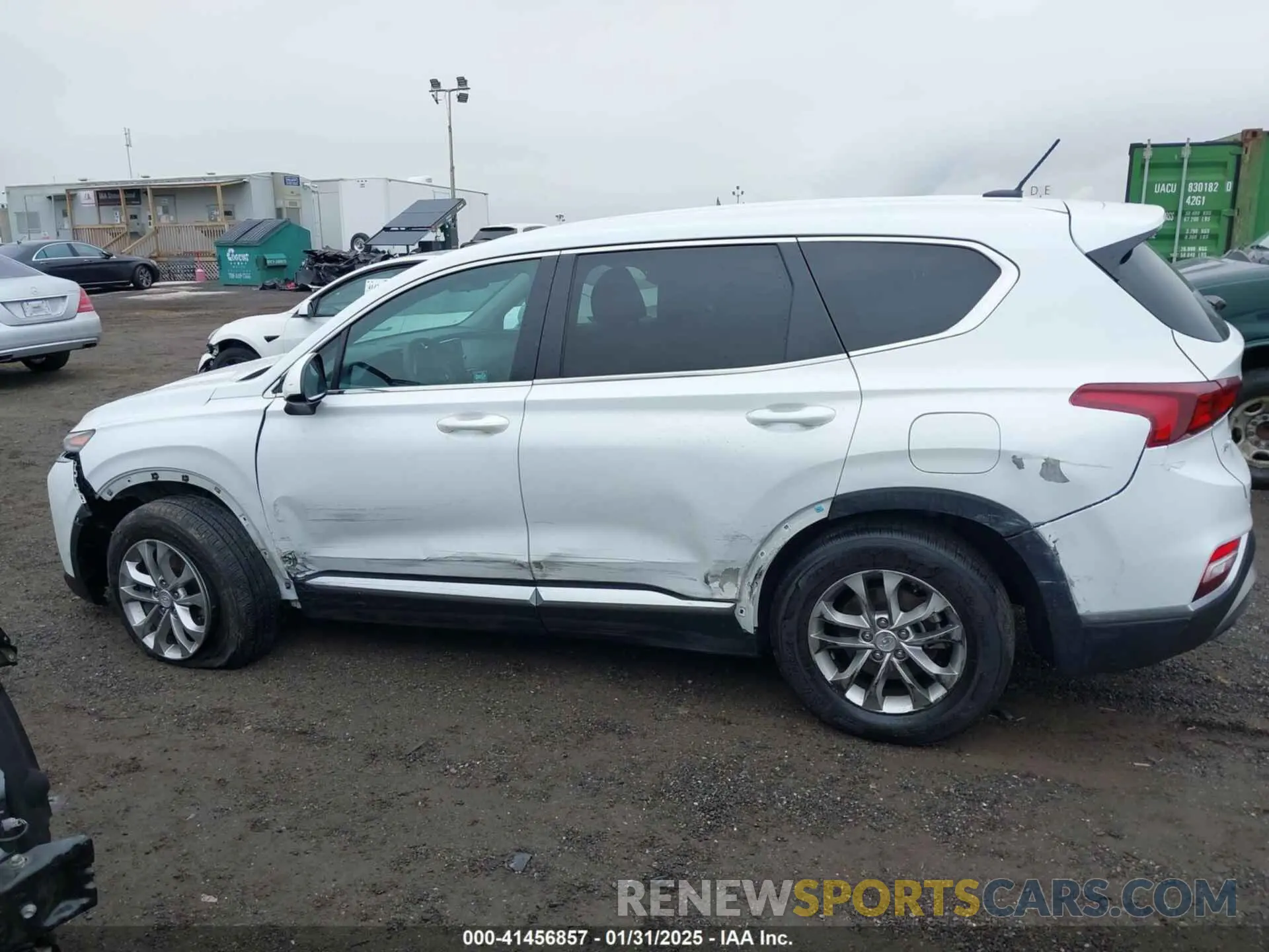 14 fotografías del automóvil dañado 5NMS2CAD8LH248409 HYUNDAI SANTA FE 2020
