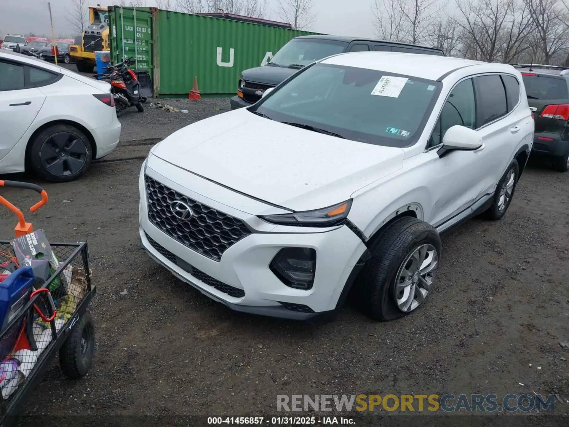 2 fotografías del automóvil dañado 5NMS2CAD8LH248409 HYUNDAI SANTA FE 2020