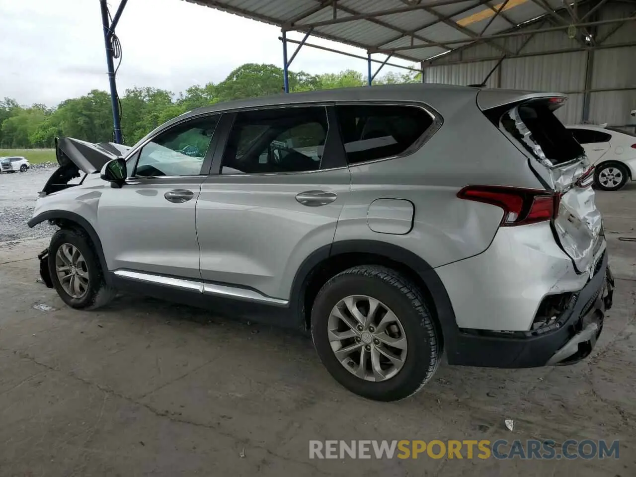 2 fotografías del automóvil dañado 5NMS2CAD9LH141272 HYUNDAI SANTA FE 2020