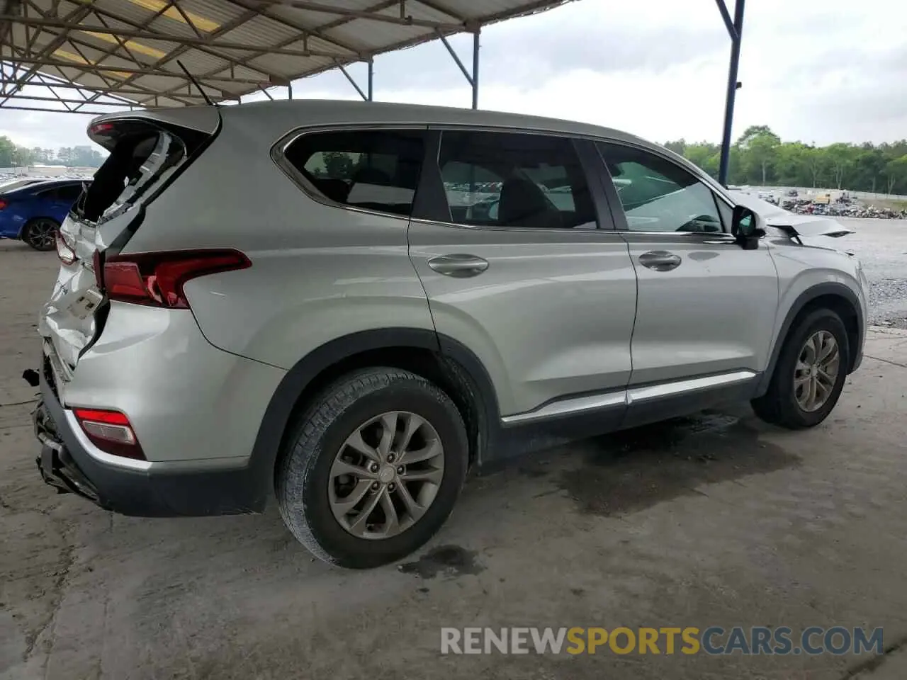 3 fotografías del automóvil dañado 5NMS2CAD9LH141272 HYUNDAI SANTA FE 2020