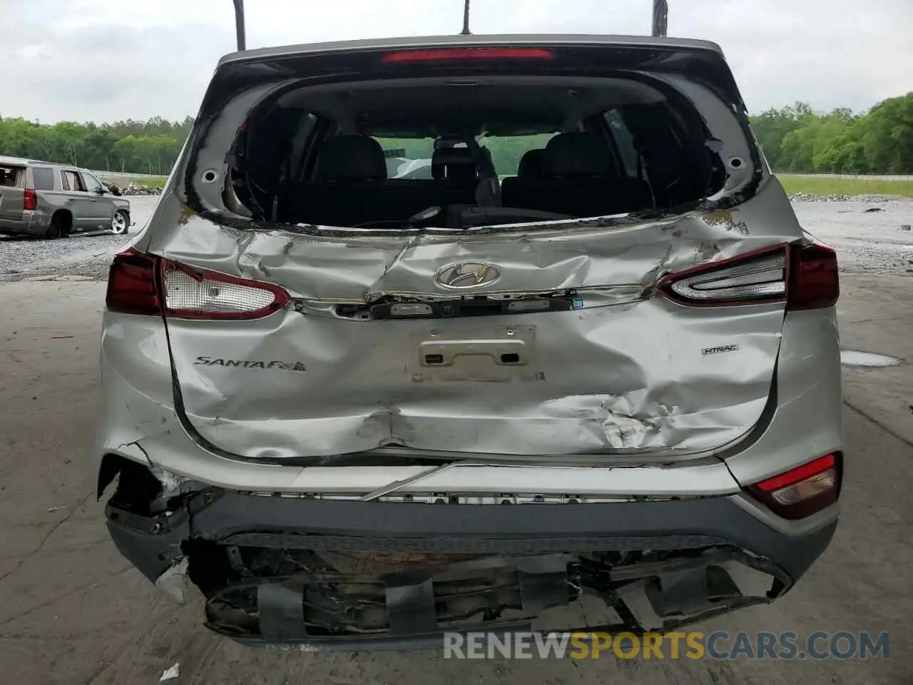 6 fotografías del automóvil dañado 5NMS2CAD9LH141272 HYUNDAI SANTA FE 2020