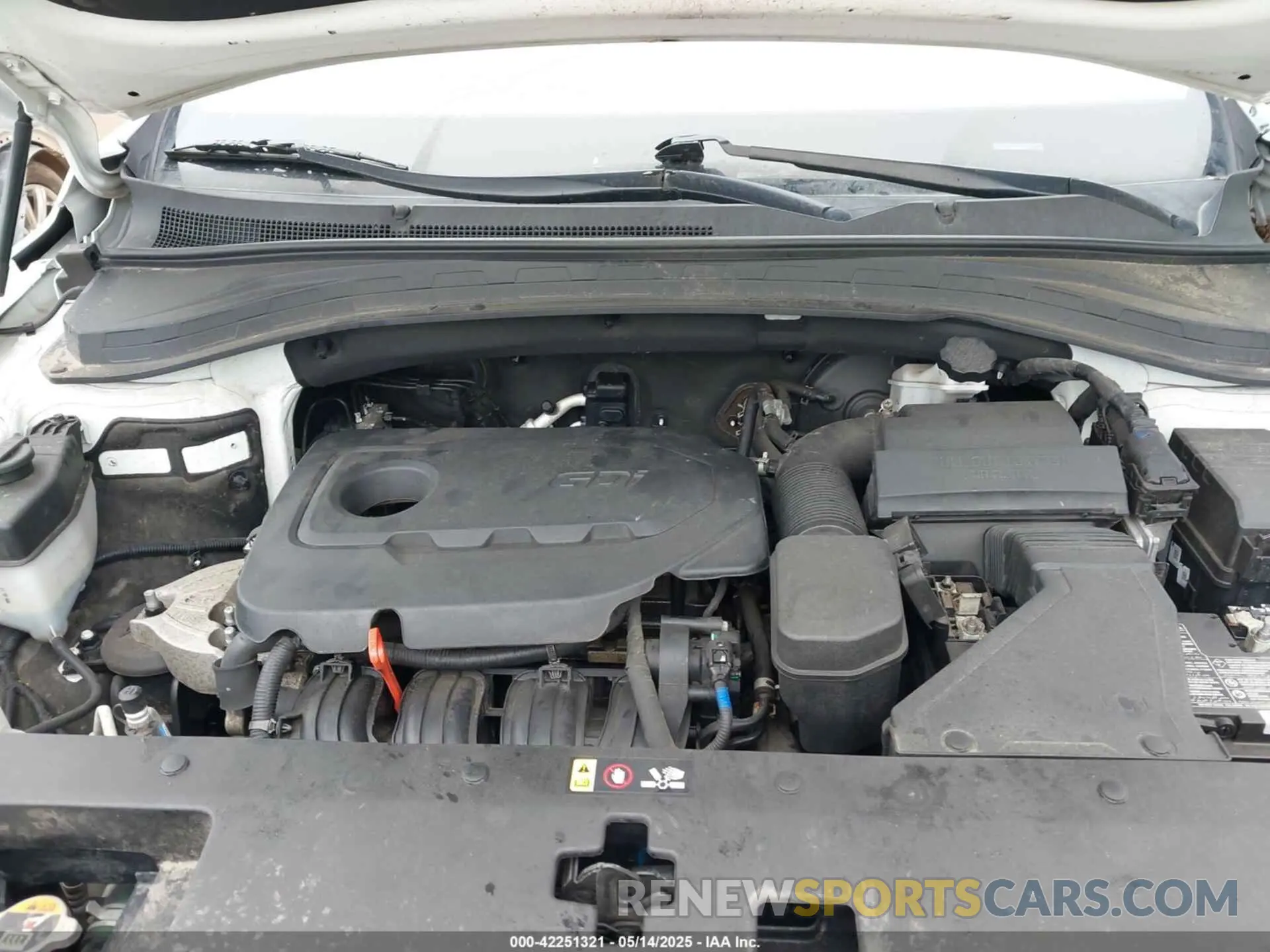 10 fotografías del automóvil dañado 5NMS2CAD9LH155317 HYUNDAI SANTA FE 2020