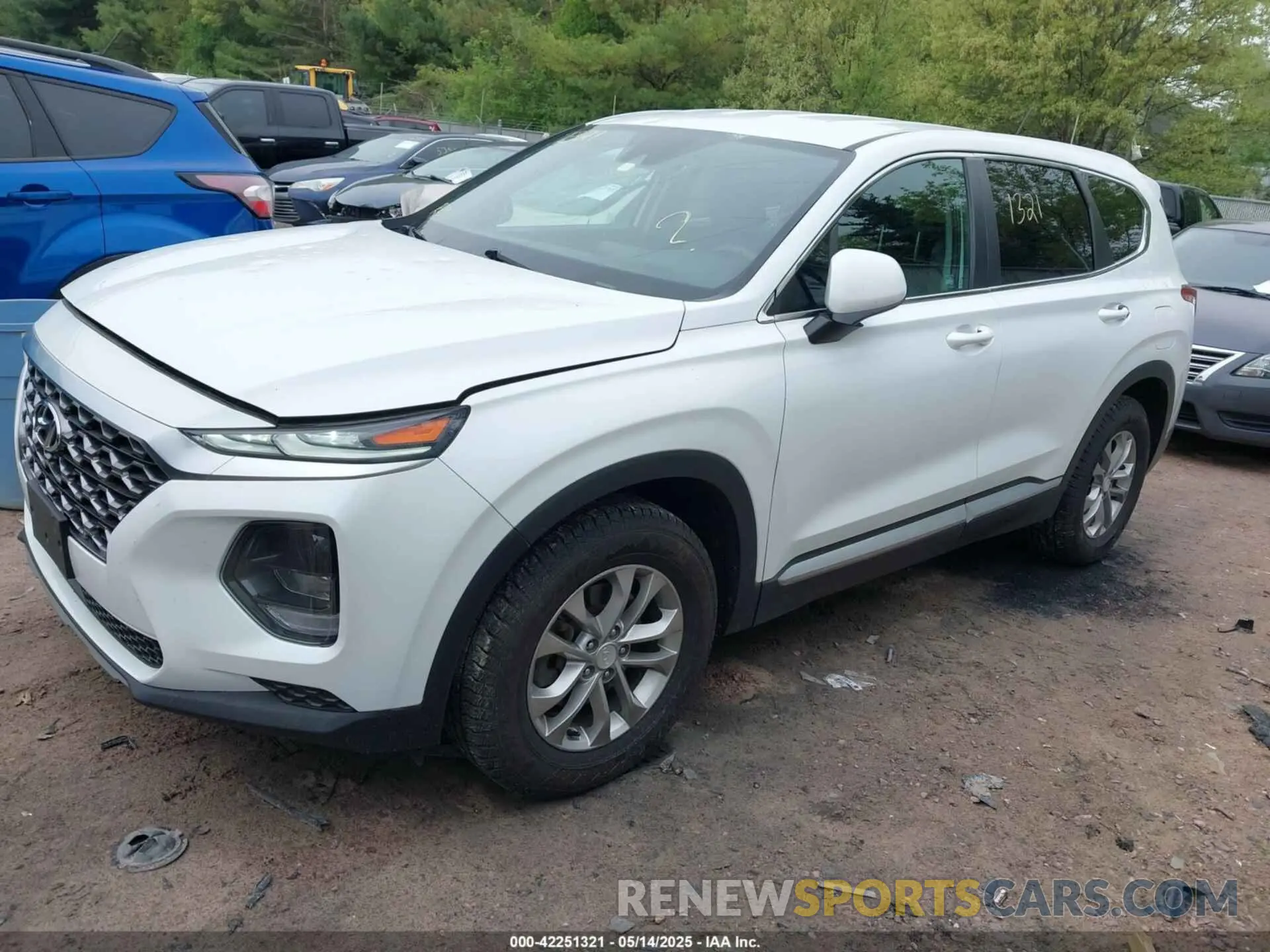 2 fotografías del automóvil dañado 5NMS2CAD9LH155317 HYUNDAI SANTA FE 2020