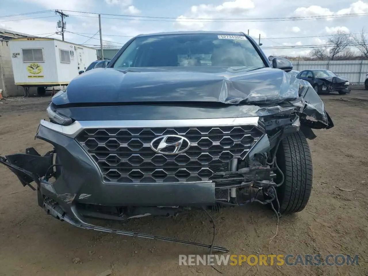 5 fotografías del automóvil dañado 5NMS2CAD9LH195560 HYUNDAI SANTA FE 2020
