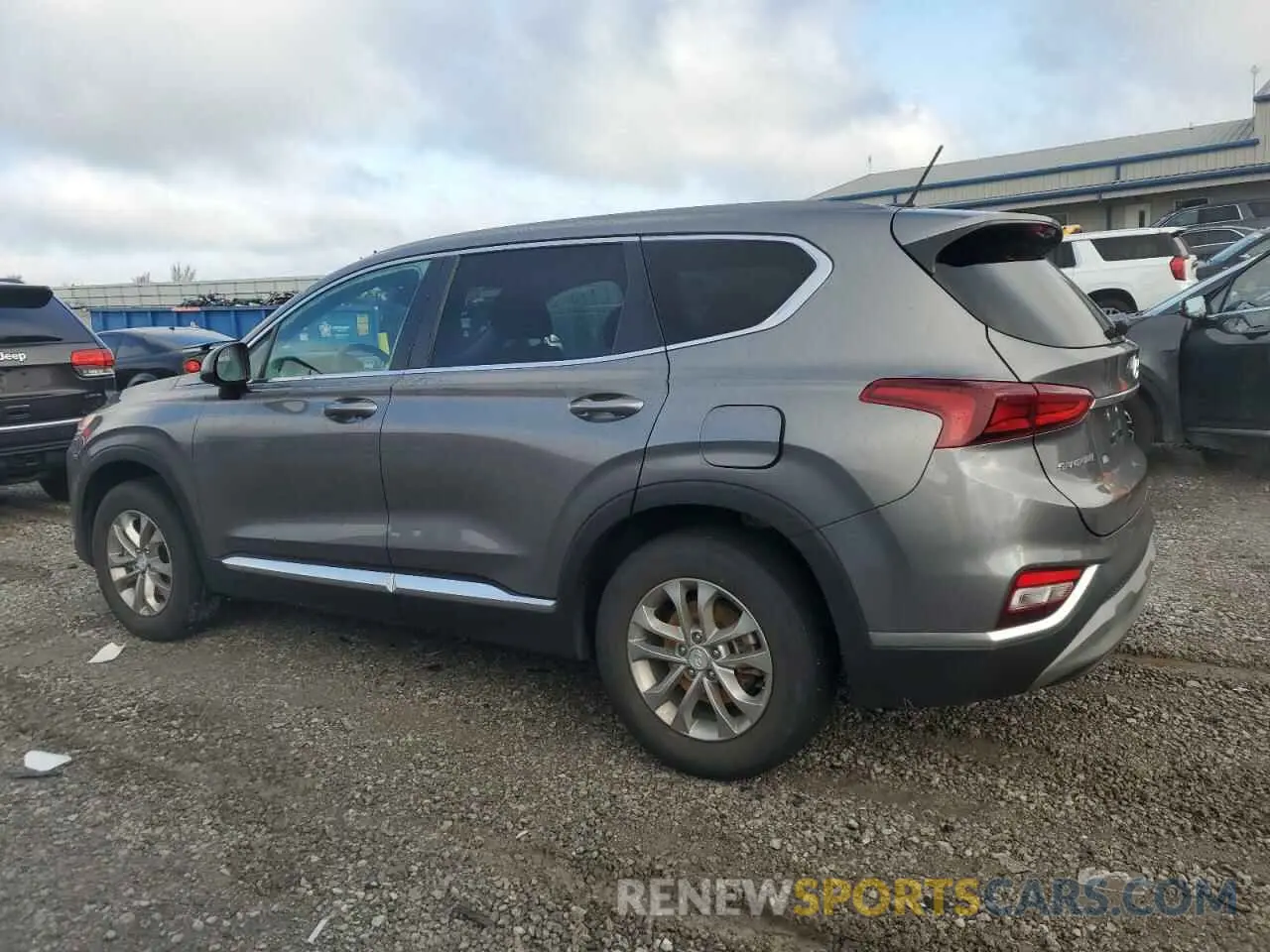 2 fotografías del automóvil dañado 5NMS2CADXLH170733 HYUNDAI SANTA FE 2020